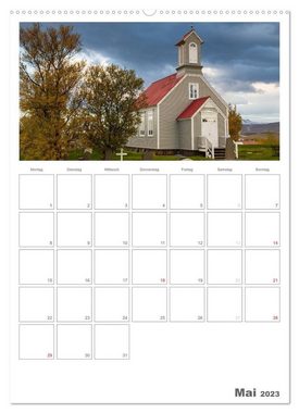 CALVENDO Wandkalender Island - Faszination der Gegensätze - Tagesplaner (Premium, hochwertiger DIN A2 Wandkalender 2023, Kunstdruck in Hochglanz)