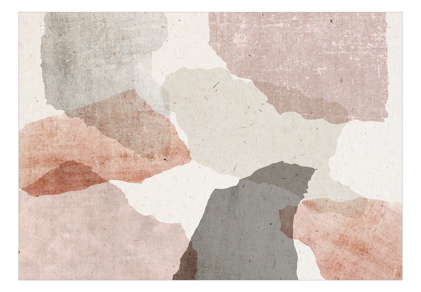 KUNSTLOFT Vliestapete halb-matt, m, Terrazzo 1x0.7 lichtbeständige Colorful Tapete Design