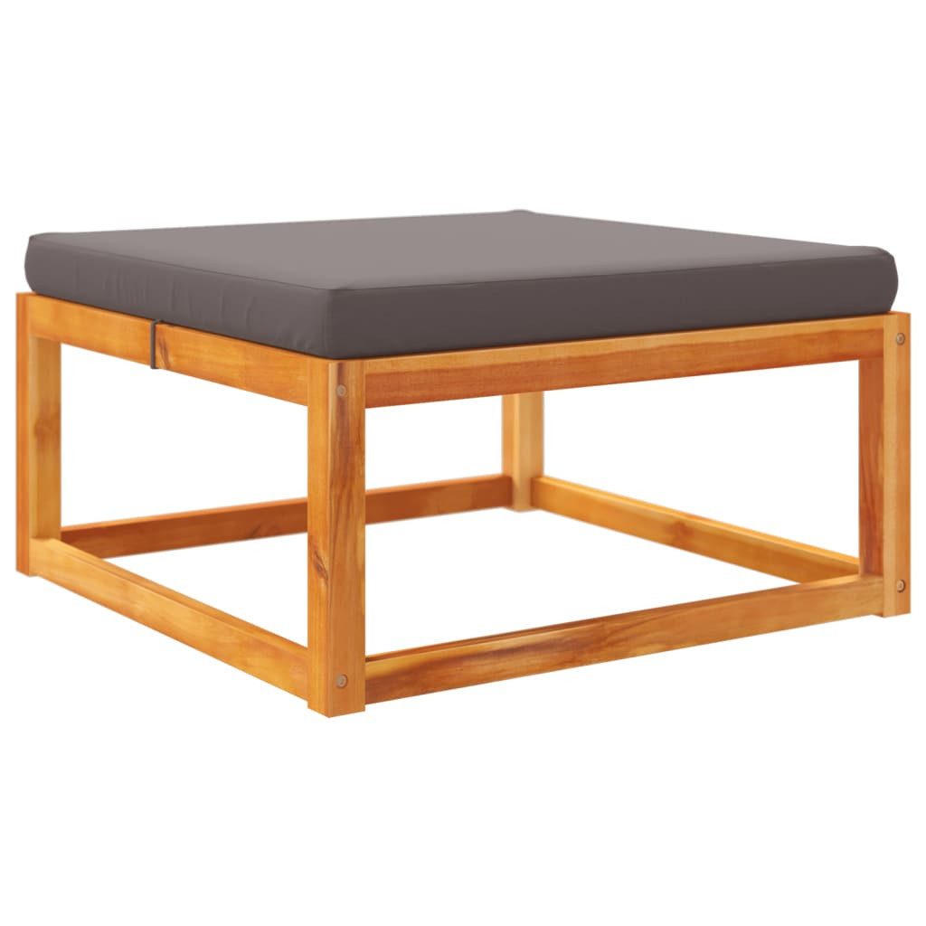 vidaXL Loungesofa Gartenhocker mit Kissen 65x65x29 günstig online kaufen