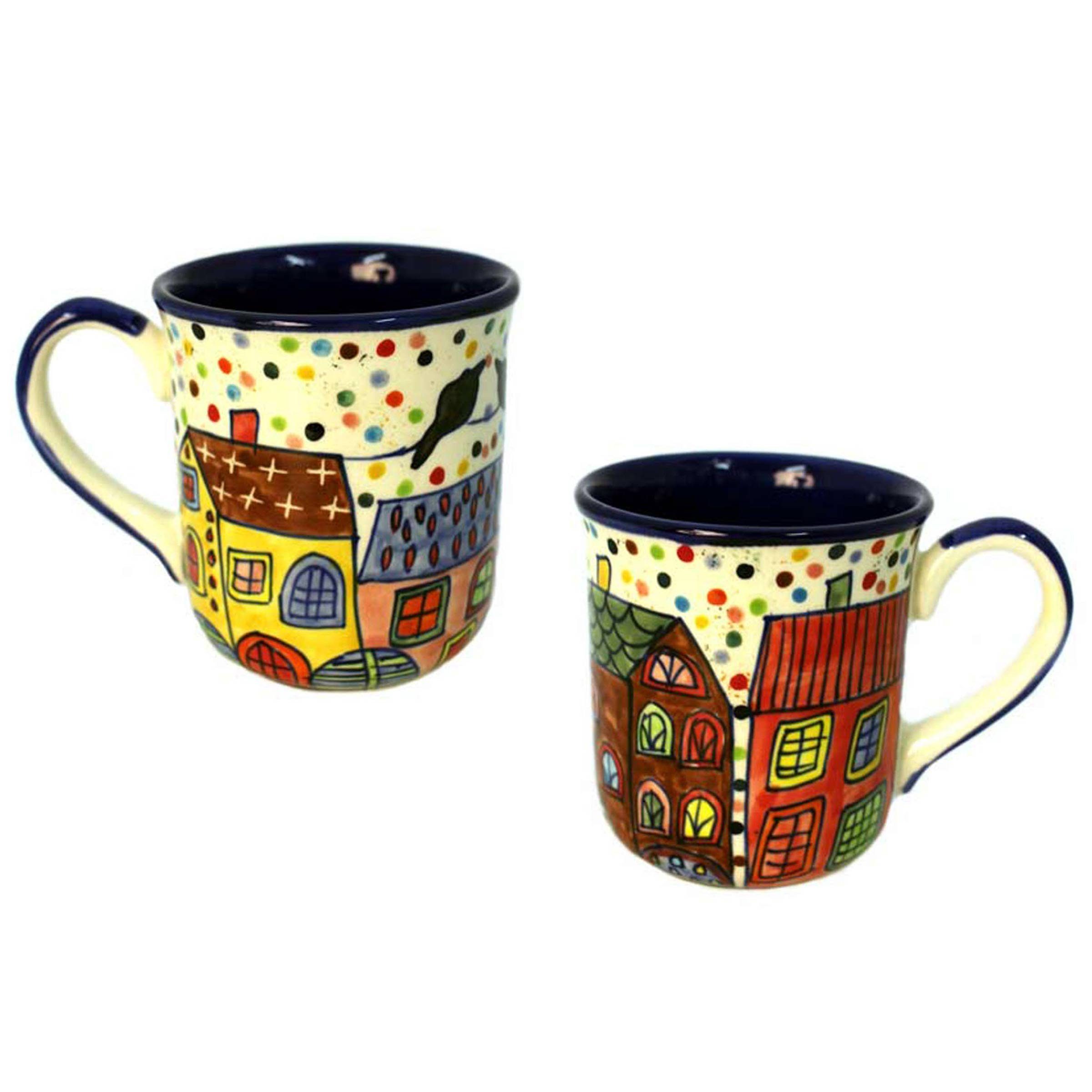 Gall&Zick Tasse Kaffeetasse aus Keramik handbemalt GZ-3660 set/2