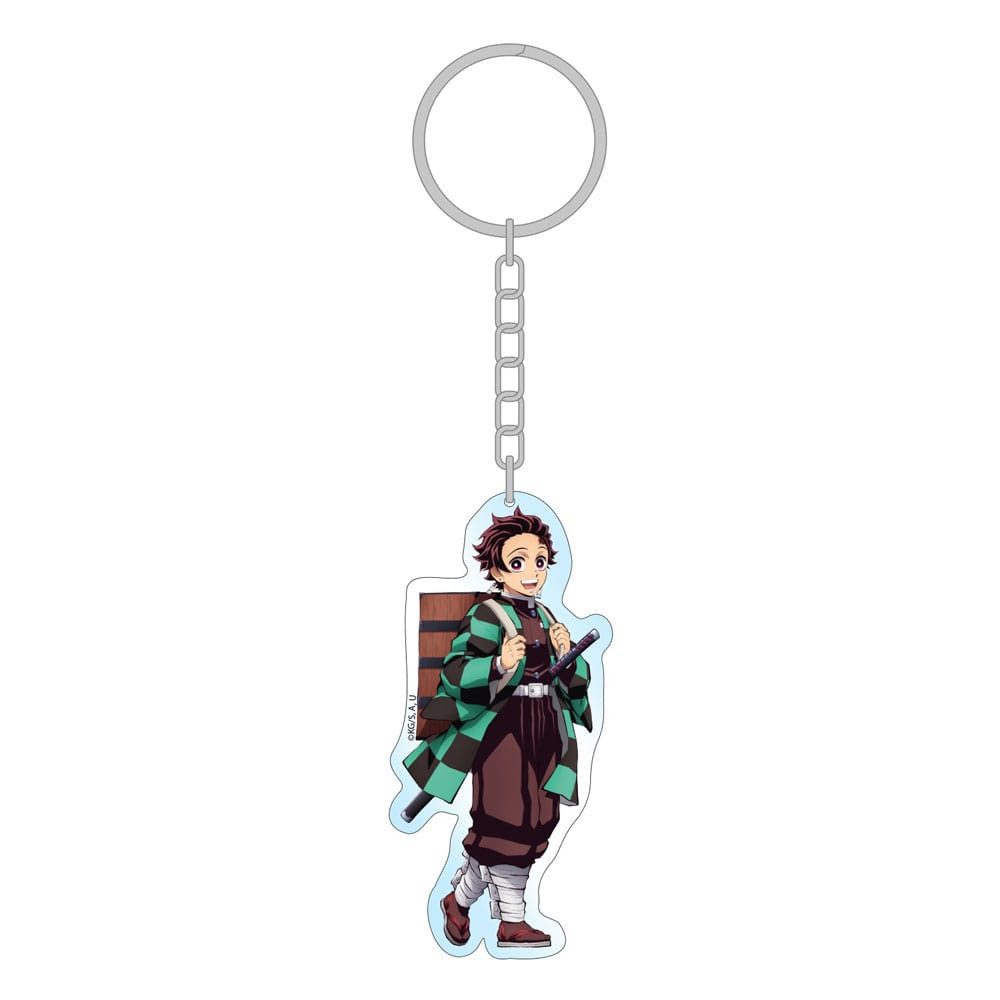 Sakami Merchandise Schlüsselanhänger Demon Slayer Acryl Schlüsselanhänger Tanjiro Holographic 8 cm