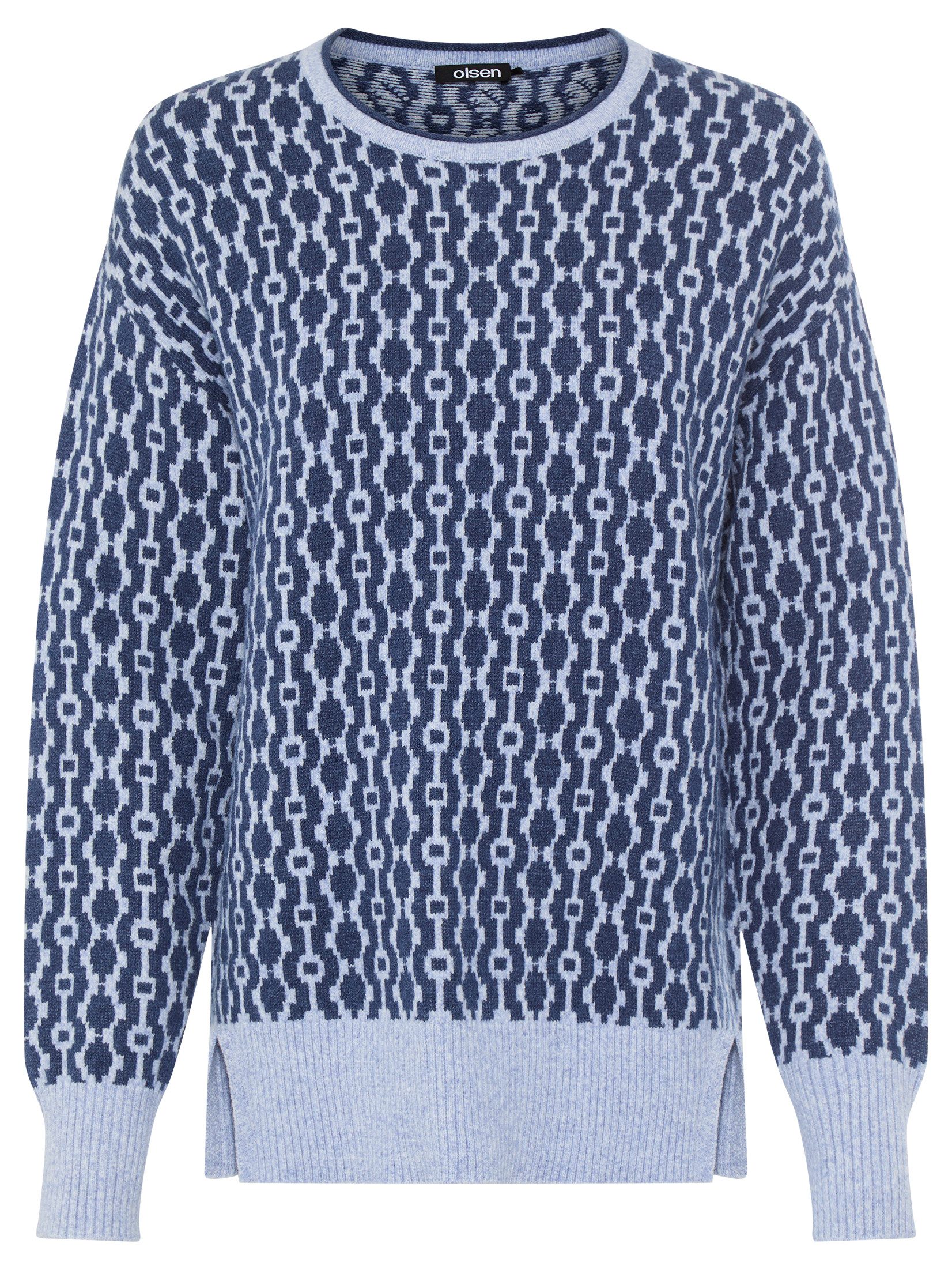 Olsen Rundhalspullover Пуловеры Long Sleeves