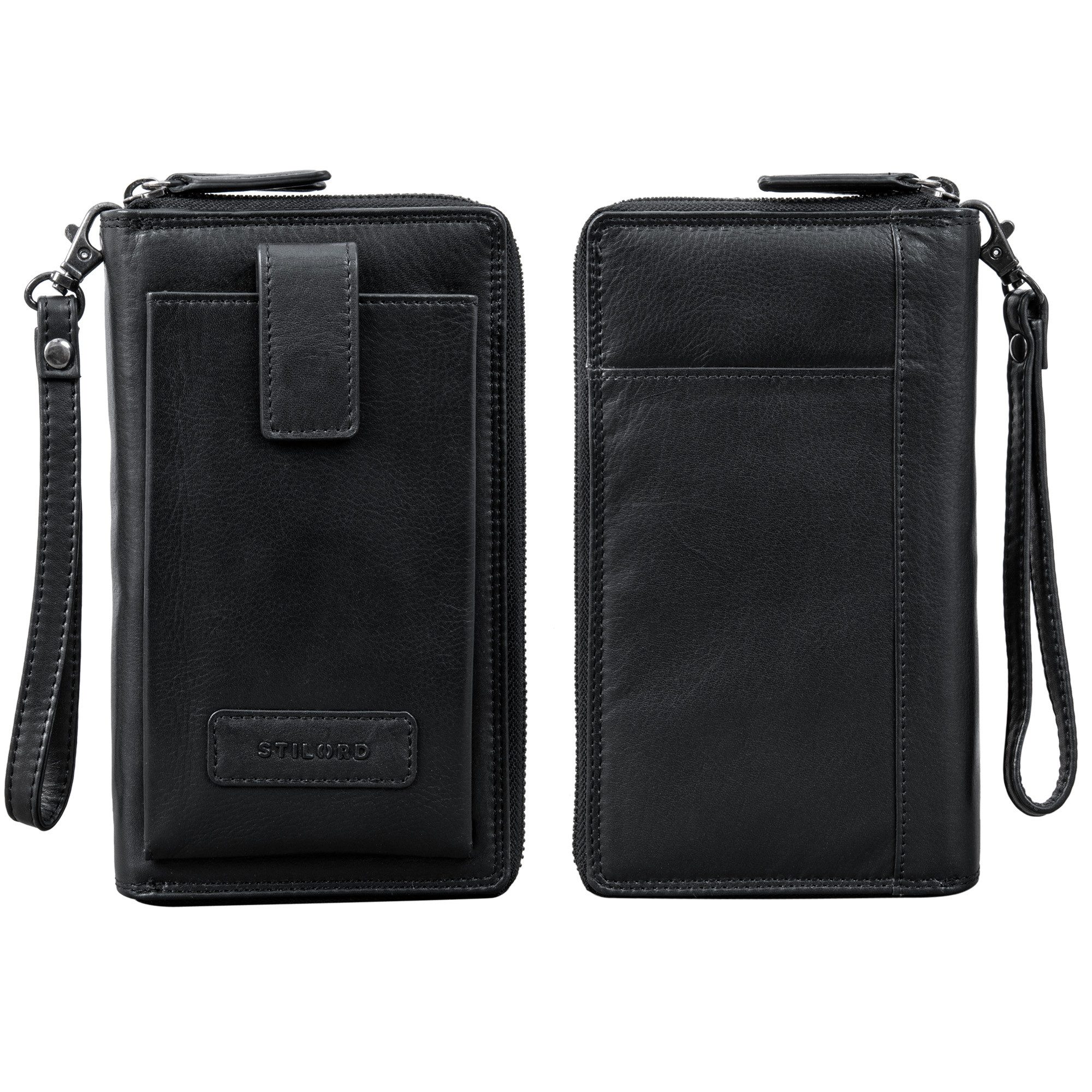 STILORD Geldbörse "Kieran" Reisebrieftasche Leder