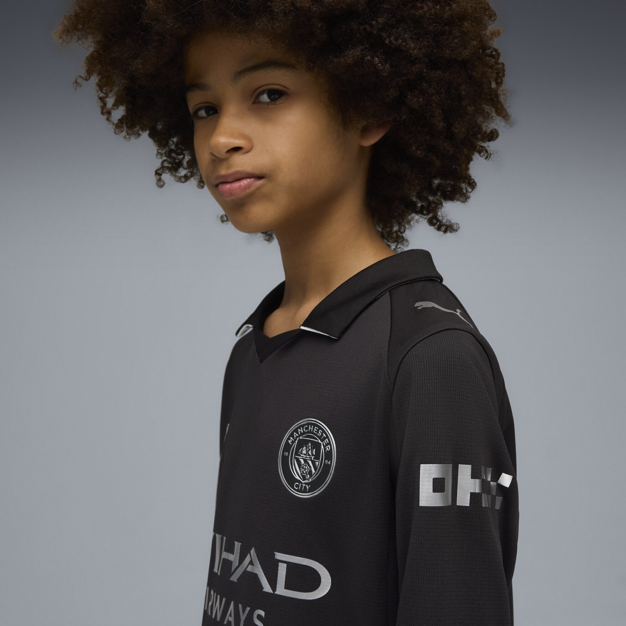 PUMA Trainingsshirt Manchester City 25/26 Langarm-Auswärtstrikot Jugendliche