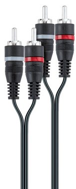 Schwaiger CIK5430 533 Audio-Kabel, CINCH Stecker, (300 cm), mit Farbringen