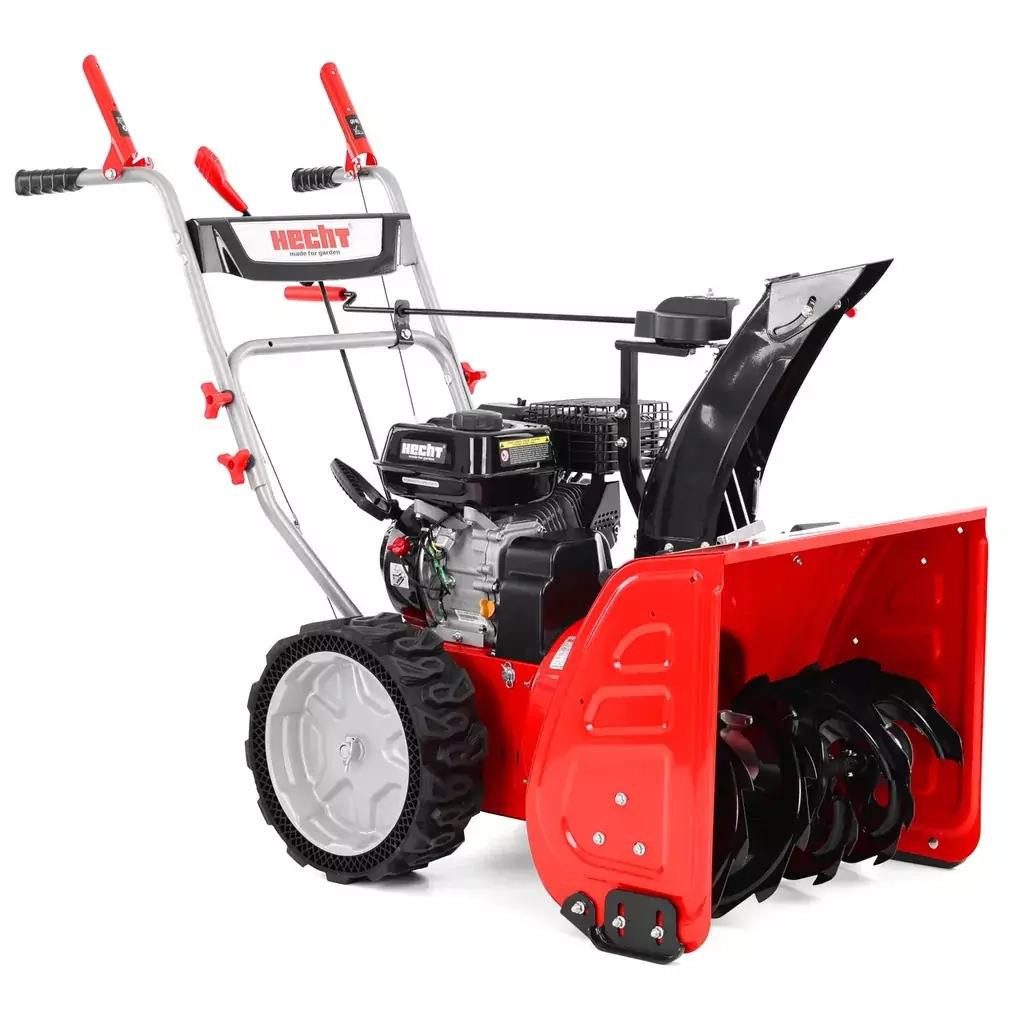 Hecht Elektro-Schneefräse HECHT 9661 Benzin-Schneefräse 5,5 PS, 61 cm, HECHT