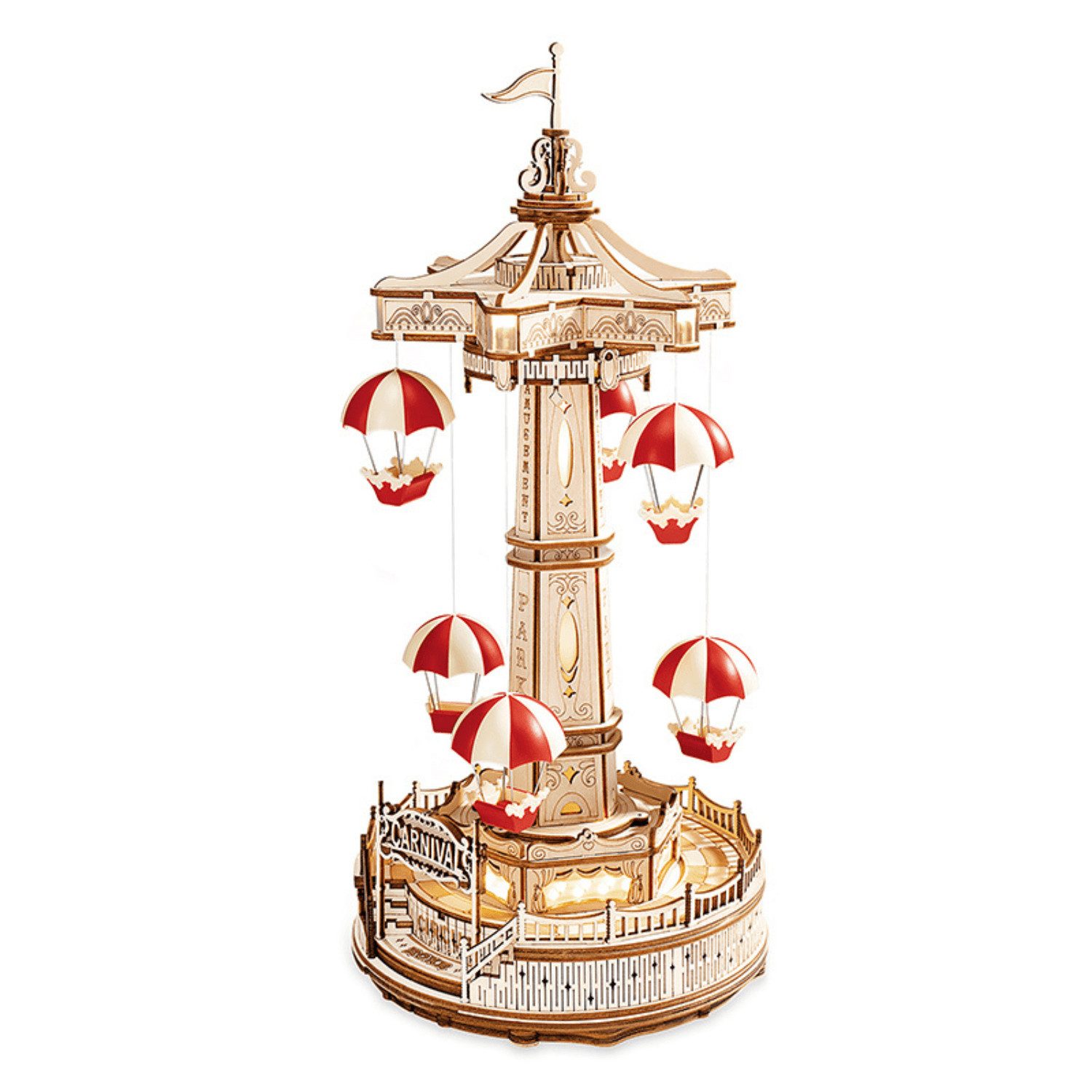 Robotime Puzzle Robotime Fallschirmturm Jahrmarkt Rokr günstig online kaufen