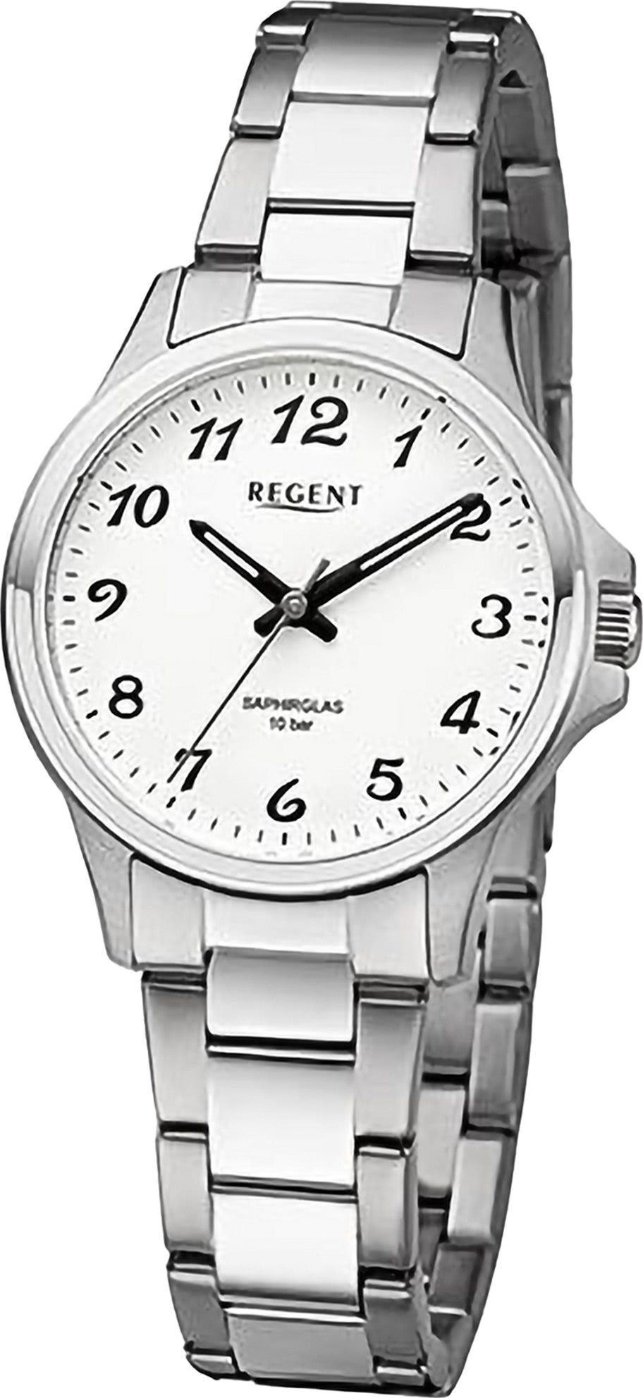 Quarzuhr Regent Damen Armbanduhr Analog
