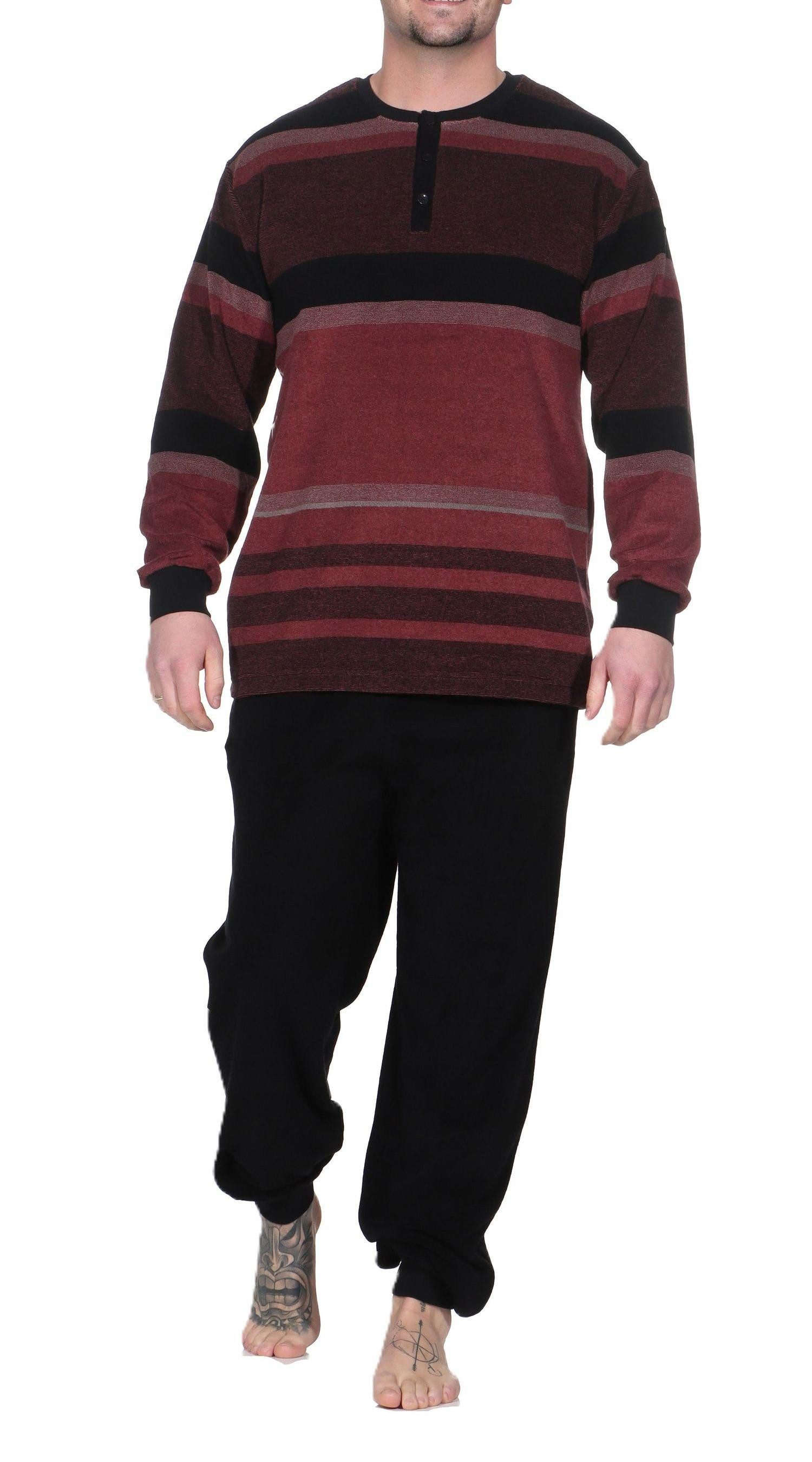 Normann Pyjama Herren Schlafanzug Pyjama lang in Frottee Qualität– auch in günstig online kaufen