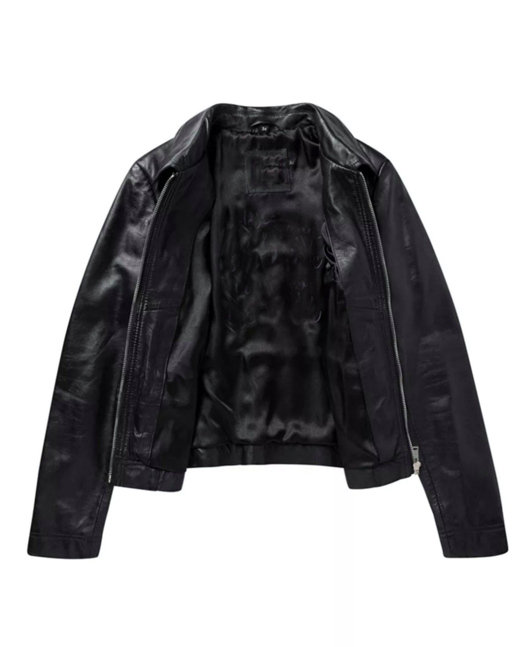 Keskin Collection Lederjacke Keskin Collection Lederjacke Blazer Leder Damen Lammnappa Schwarz Rot