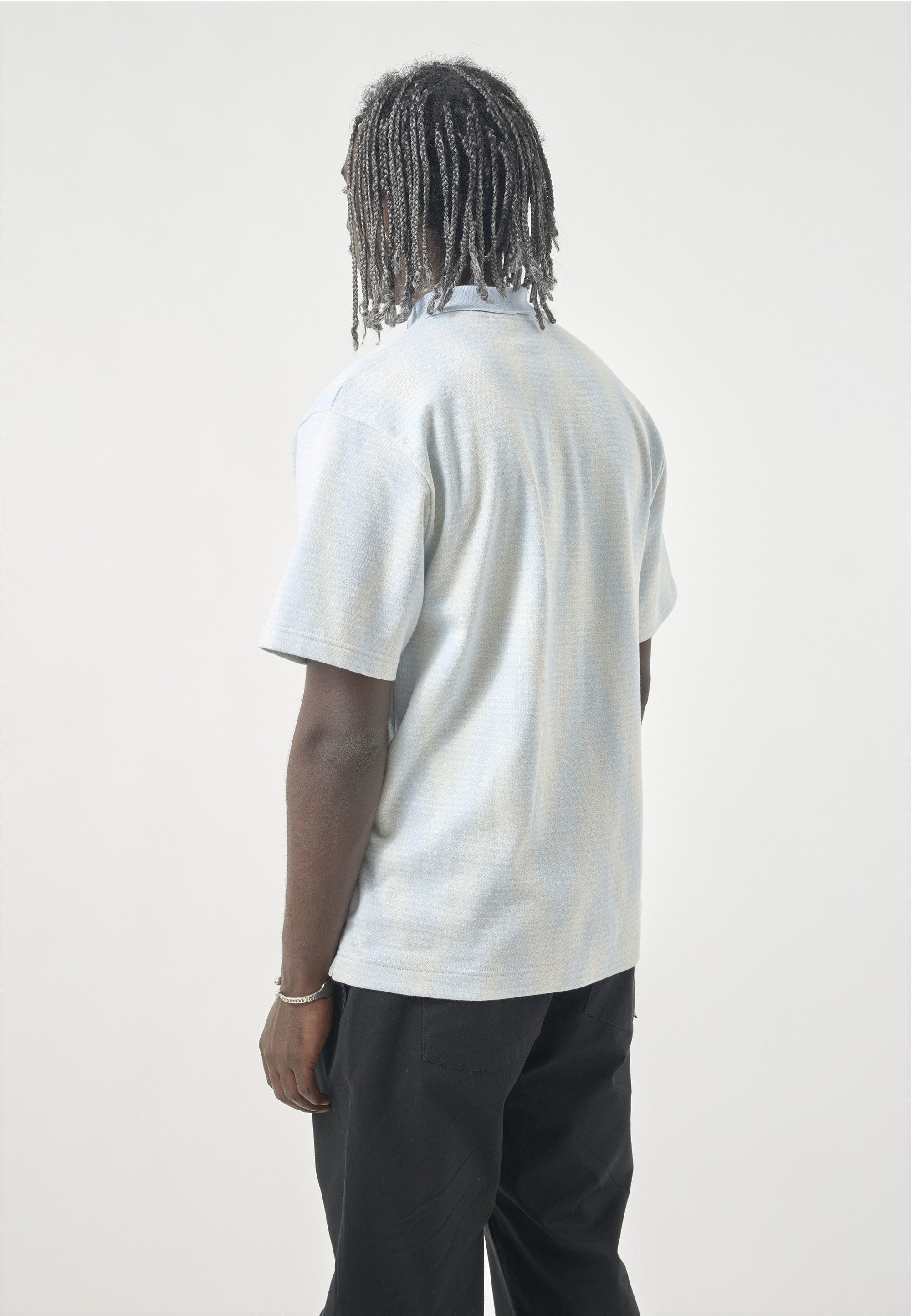 Cleptomanicx Poloshirt Ziggy mit dezentem Allover-Print