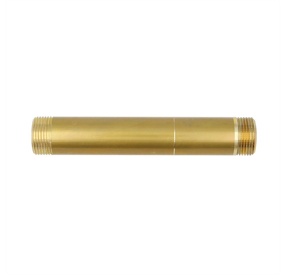 Thumbnail - General Fittins Gewindefitting Messing Rohrdoppelnippel 3/4" x 150 mm DN20 Langnippel Rohrnippel