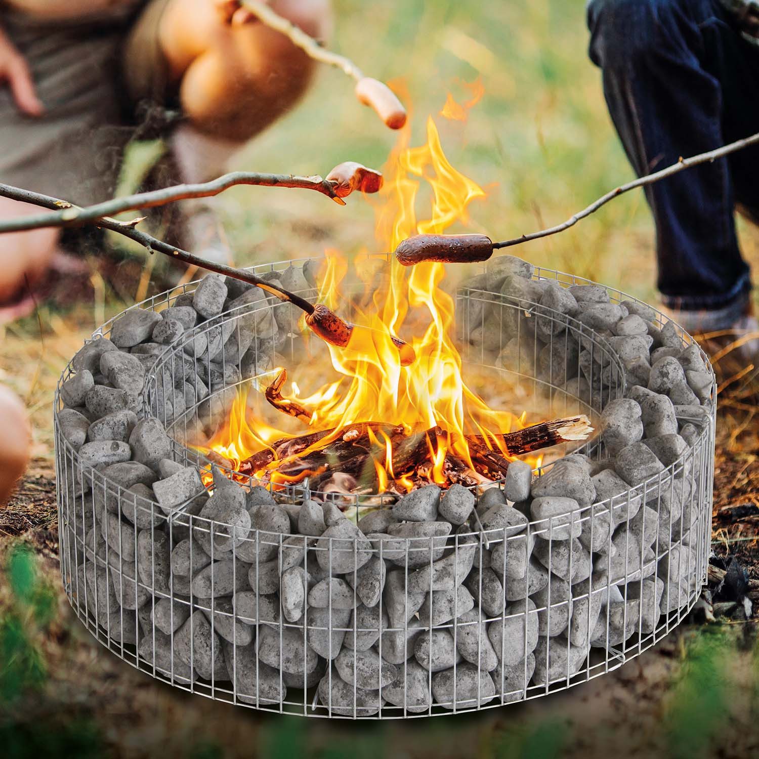 Bellissa Holzkohlegrill Feuerstelle Lagerfeuerstelle Grillstelle Holzkohlegrill Holzgrill