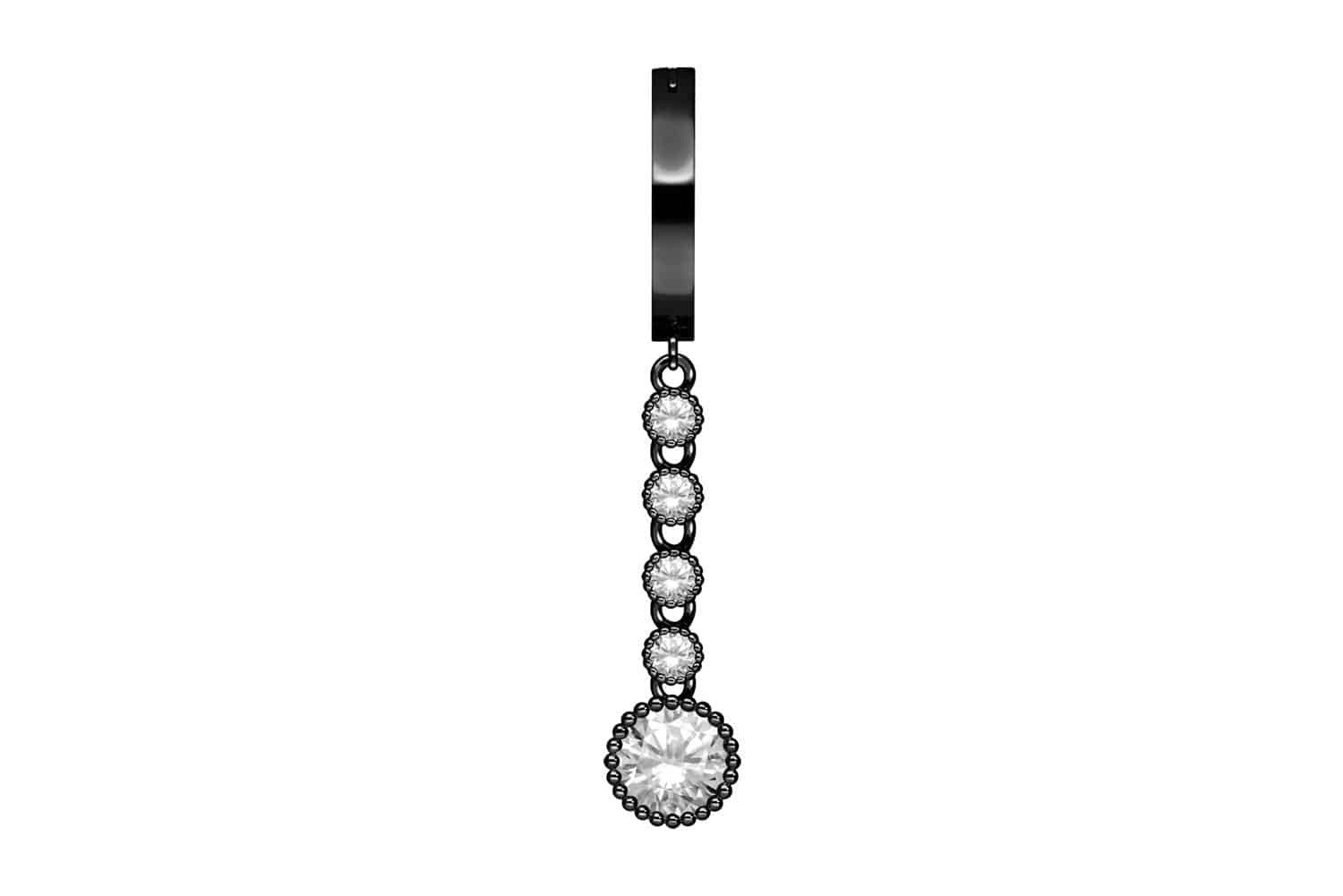 PIERCINGLINE Piercing-Set Titan Bauchnabelclicker BOGEN + günstig online kaufen