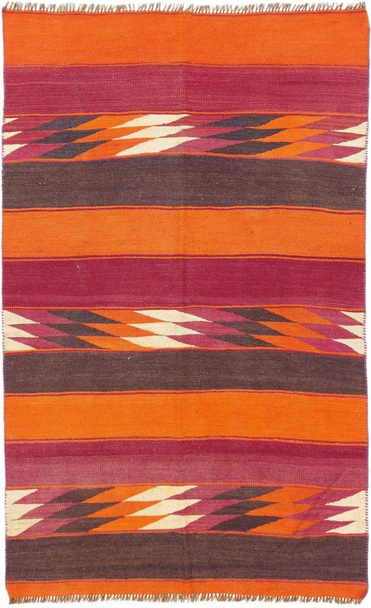 Orientteppich Kelim Afghan Antik 110x173 Handgewebter Orientteppich, Nain Trading, rechteckig, Höhe: 3 mm