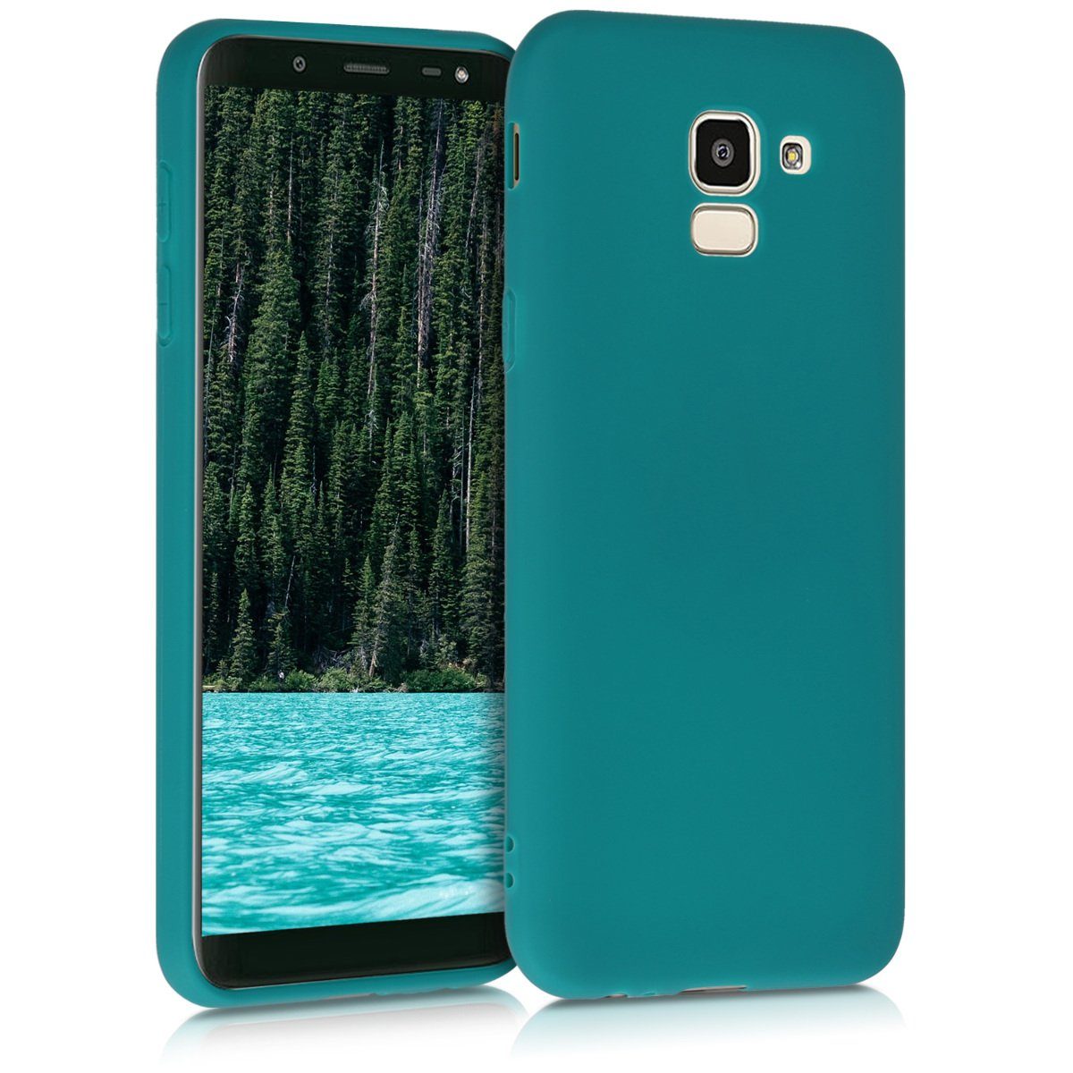 kwmobile Handyhülle Hülle für Samsung Galaxy J6, Hülle Silikon - Soft Handyhülle - Handy Case Cover
