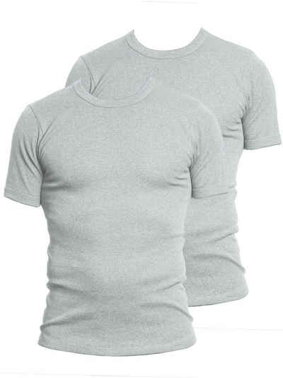 KUMPF Unterziehshirt 2er Sparpack Herren T-Shirt Workerwear (Spar-Set, 2-St) hohe Markenqualität