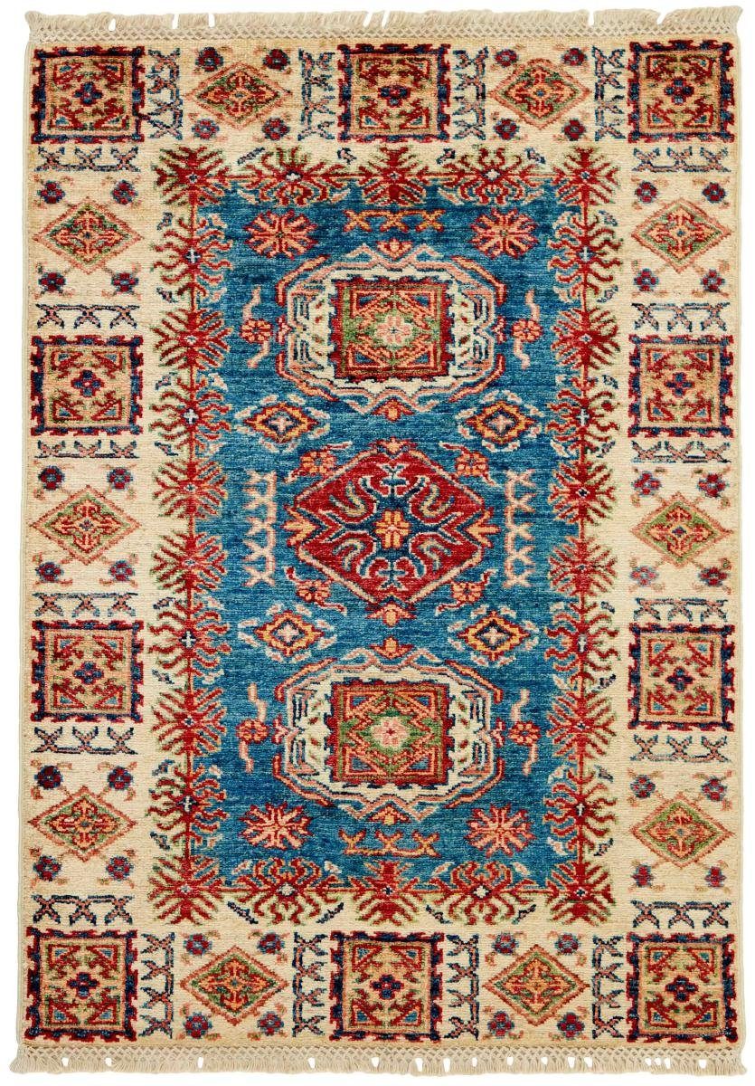 Orientteppich Kazak 81x111 Handgeknüpfter Orientteppich, Nain Trading, rechteckig, Höhe: 5 mm | Kurzflor-Teppiche