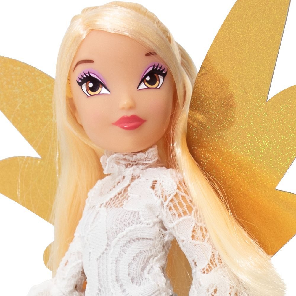 Winx Club Anziehpuppe Stella Magic Reveal Puppe Winx Club Mit austauschbaren Flügeln