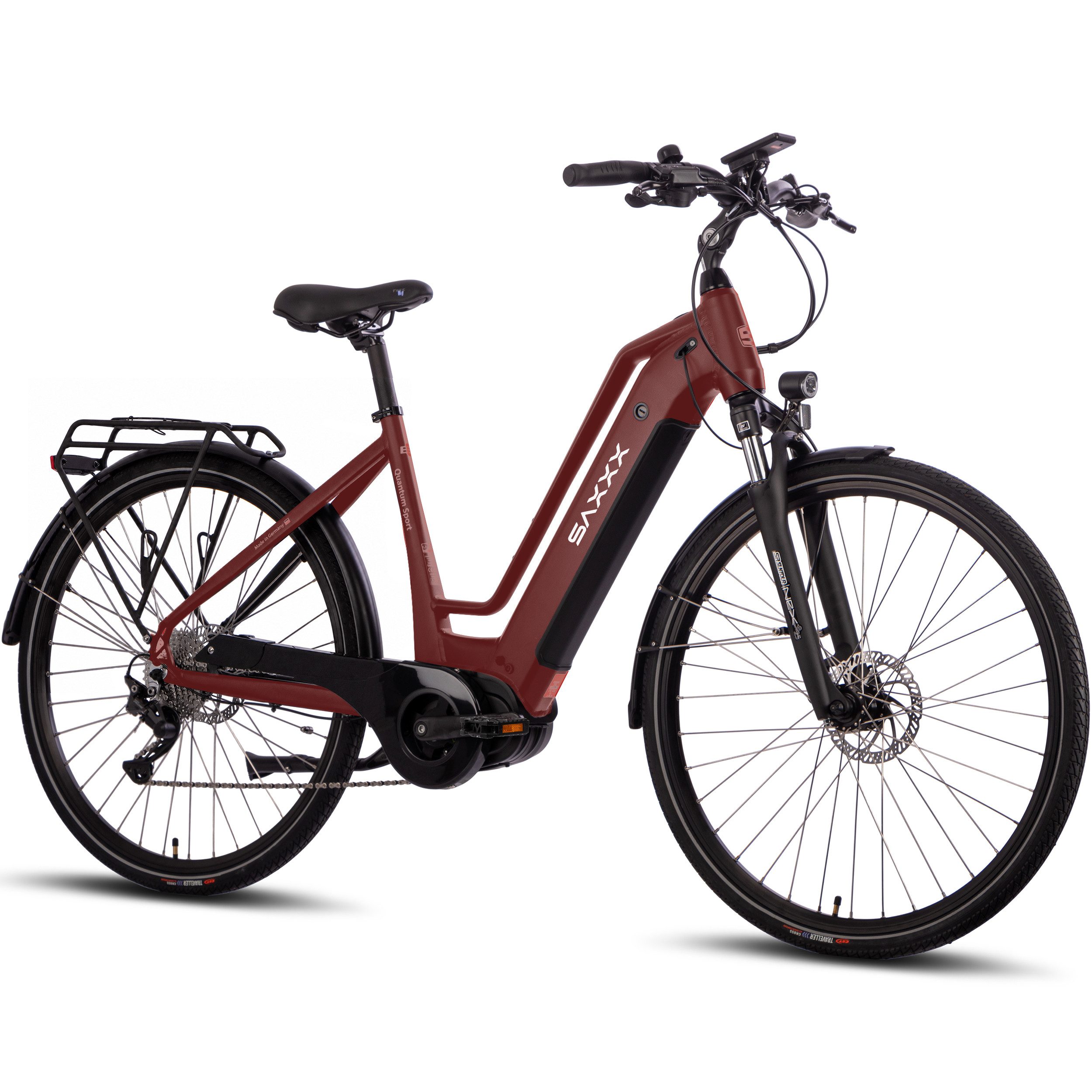 E-Bike Cityrad 20 Zoll für Damen und Herren, 80Nm Mittelmotor, bis zu 100km
