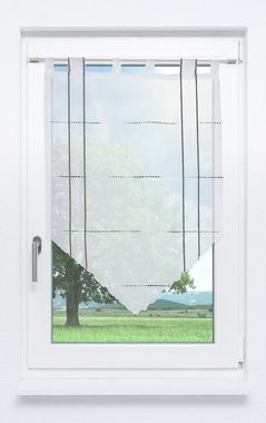 Scheibengardine Tilly, LYSEL®, (1 St), transparent, HxB 90x60cm