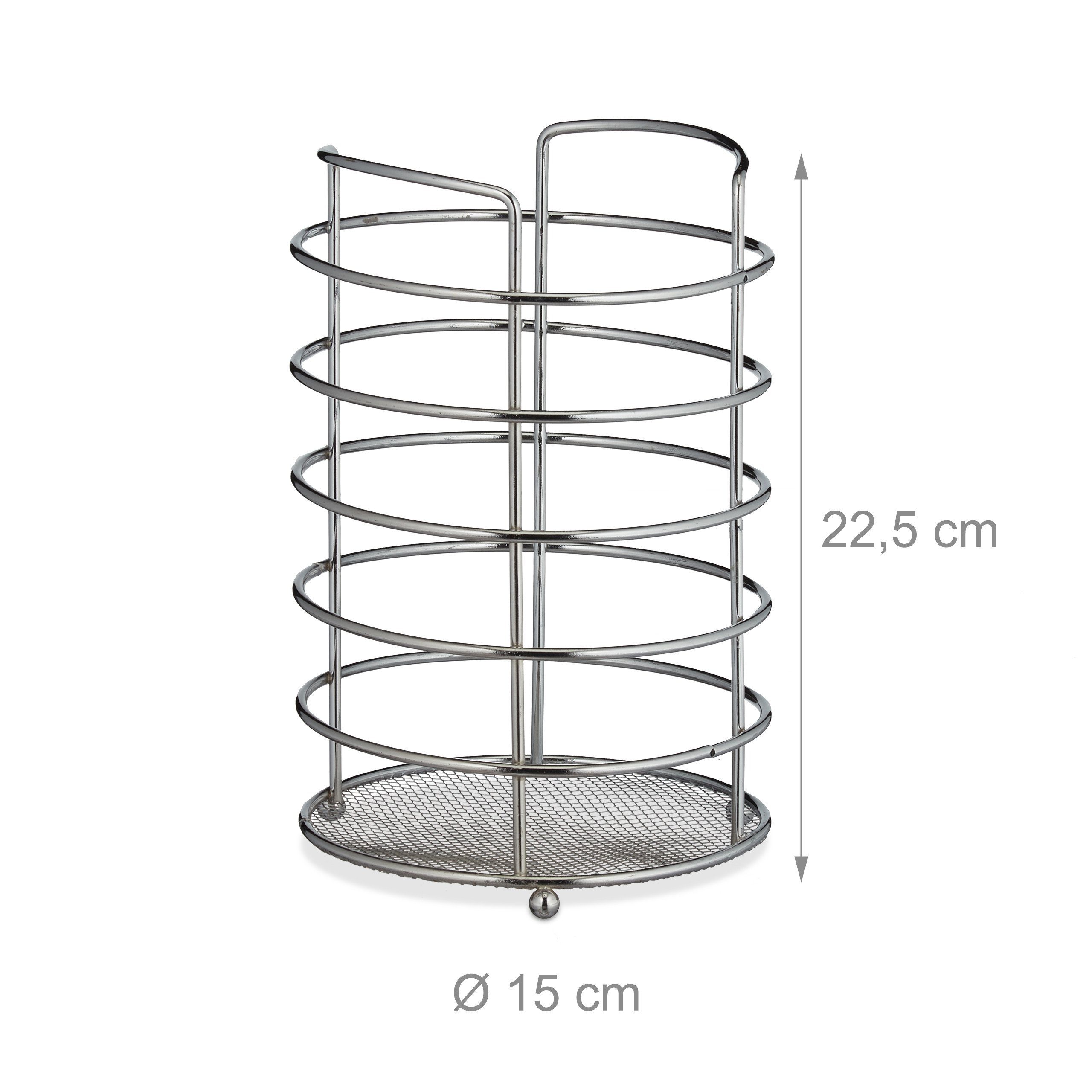 relaxdays Servierständer XL Küchenutensilienhalter Metall, Eisen, (1-tlg) – Bild 4 von 5