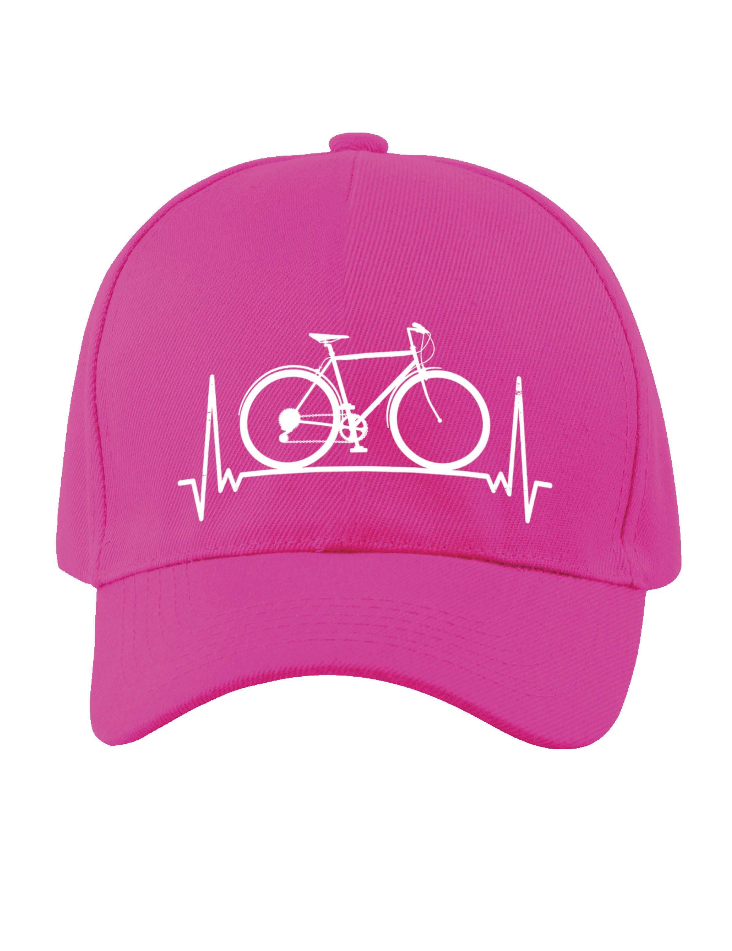 Youth Designz Baseball Cap Heartbeat Fahrrad Unisex Cap mit modischen Logo