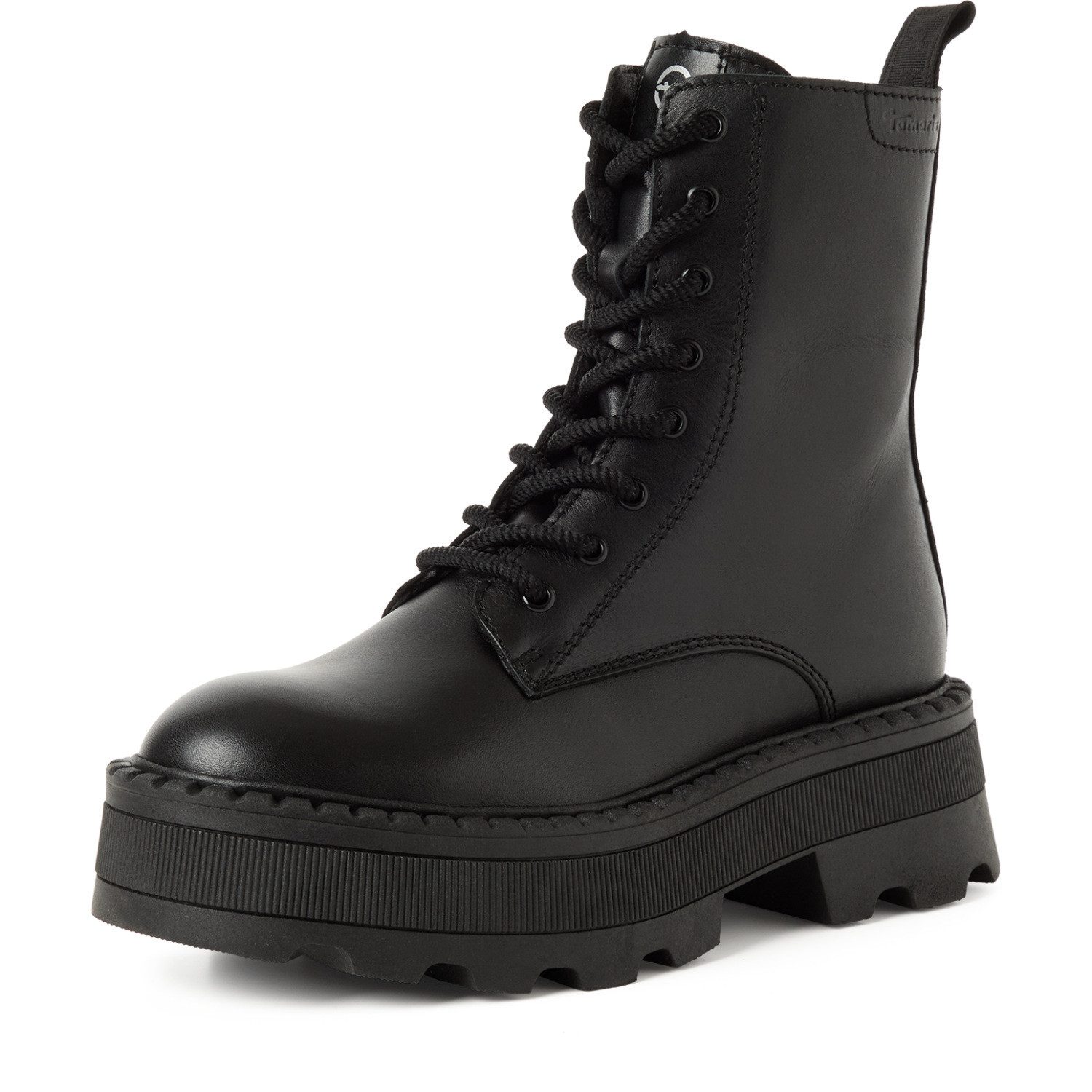 Tamaris Schnürstiefelette Blockabsatz, Plateau, Schnürboots mit Innenreißverschluss