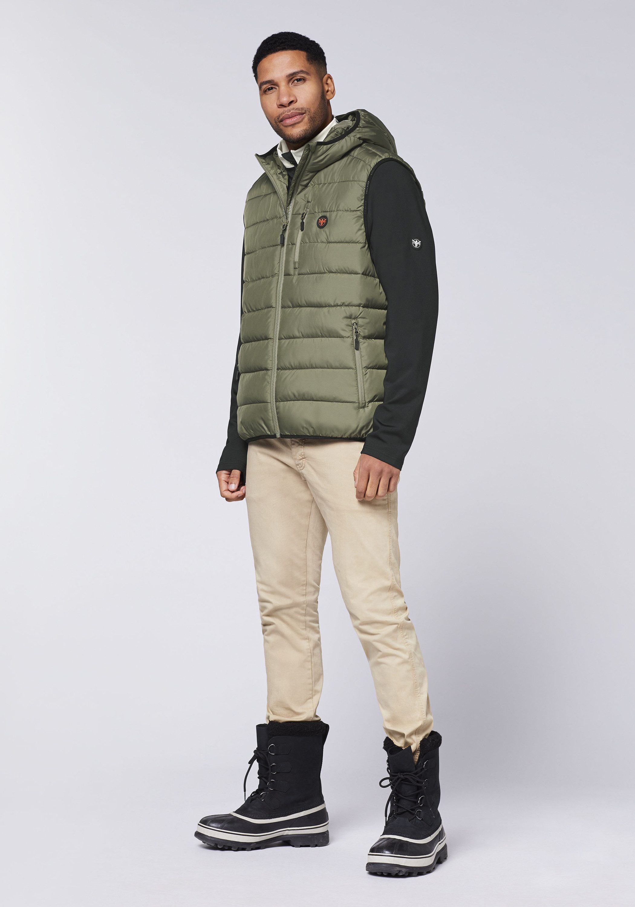 Chiemsee Steppweste Weste im gesteppten Puffer-Design 1 (1-tlg)