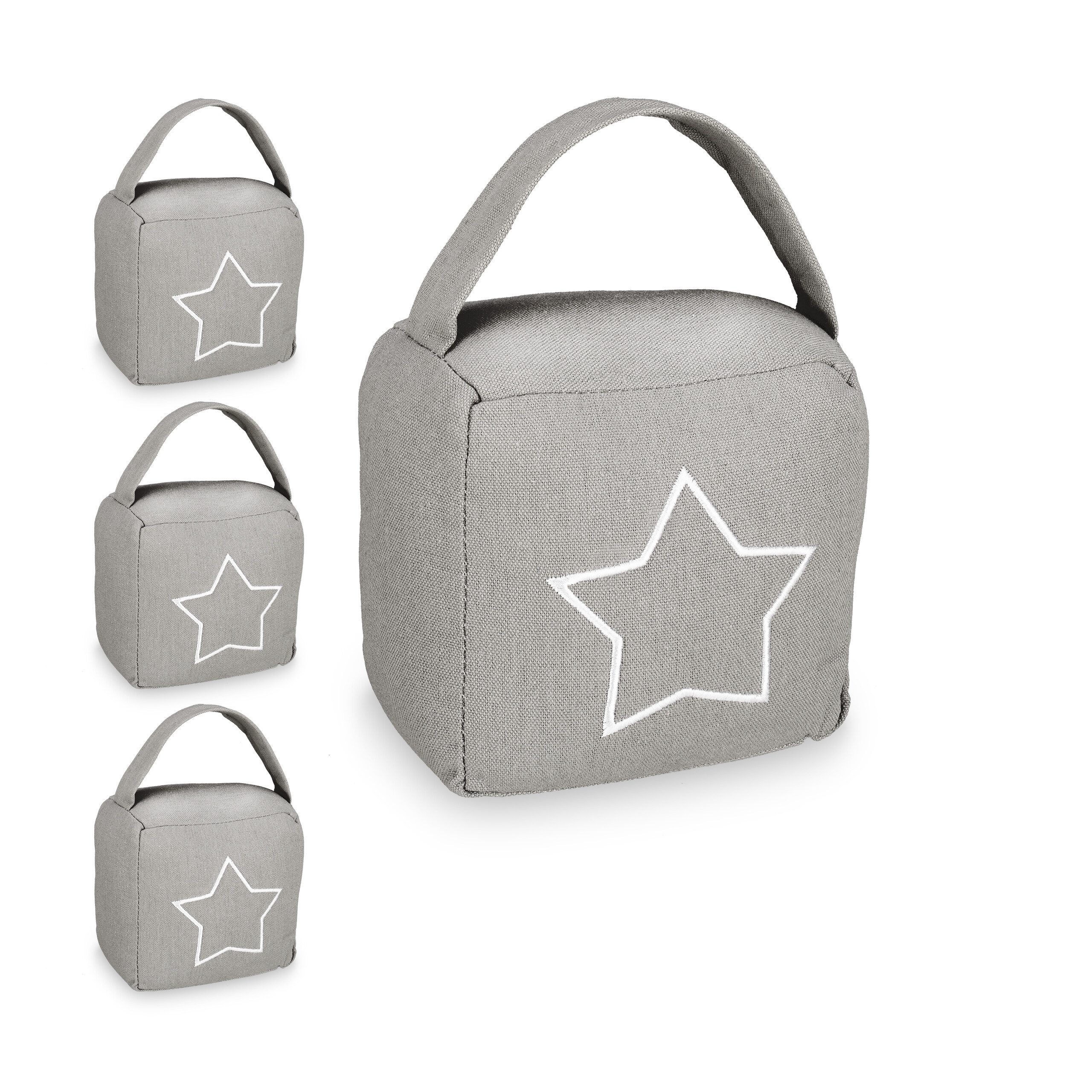 relaxdays Türstopper 4 x Türstopper Sack günstig online kaufen