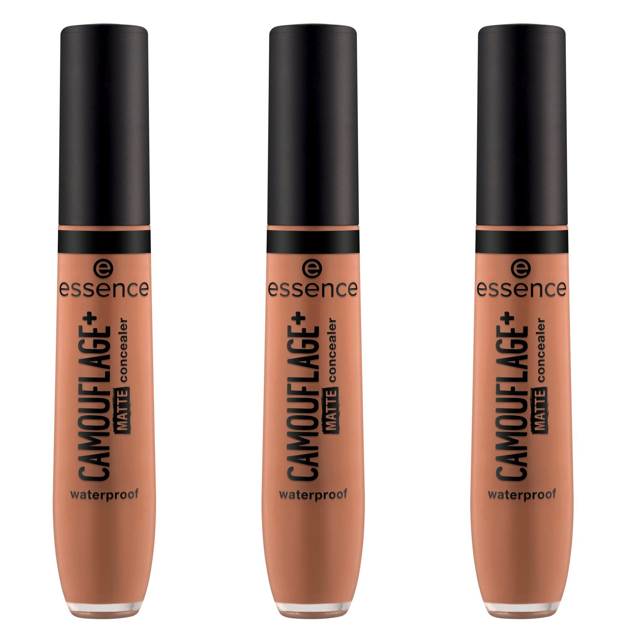 Essence Concealer CAMOUFLAGE+ MATTE concealer, 3-tlg., hohe Deckkraft, mattierend, alle Hauttypen