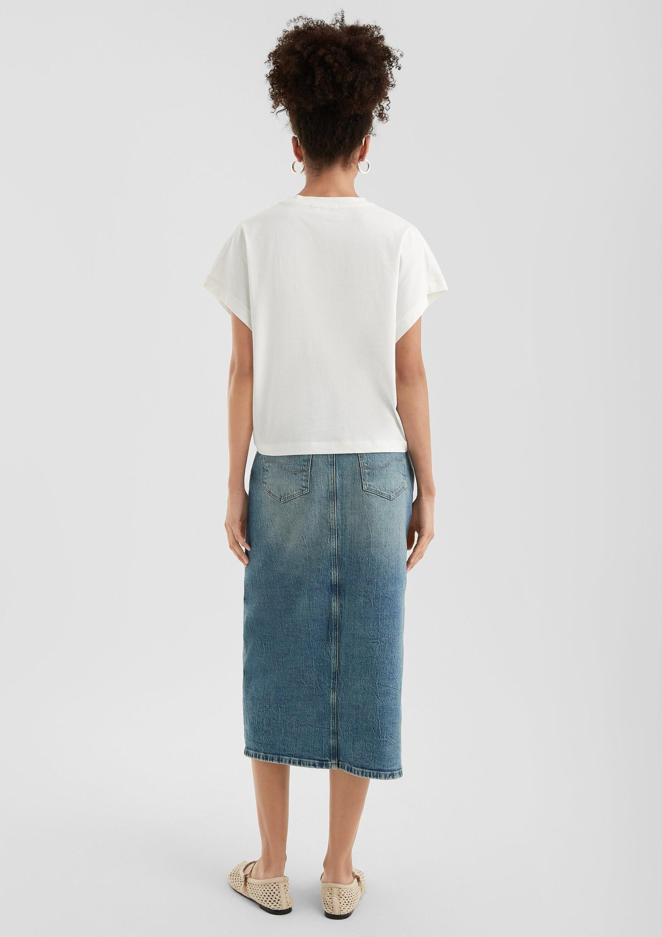 QS Midirock Rock High Rise Denim günstig online kaufen
