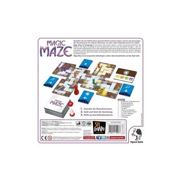 Pegasus Spiele Spiel, Familienspiel 57200G - Magic Maze, 1-8 Spieler, ab 8 Jahren, (DE-Ausgabe), Kooperative Spiel