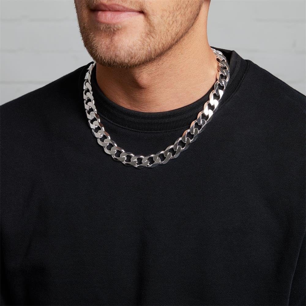 JEWLIX Panzerkette JEWLIX Herren Panzerkette 15mm massiv 925 Silber 50cm günstig online kaufen