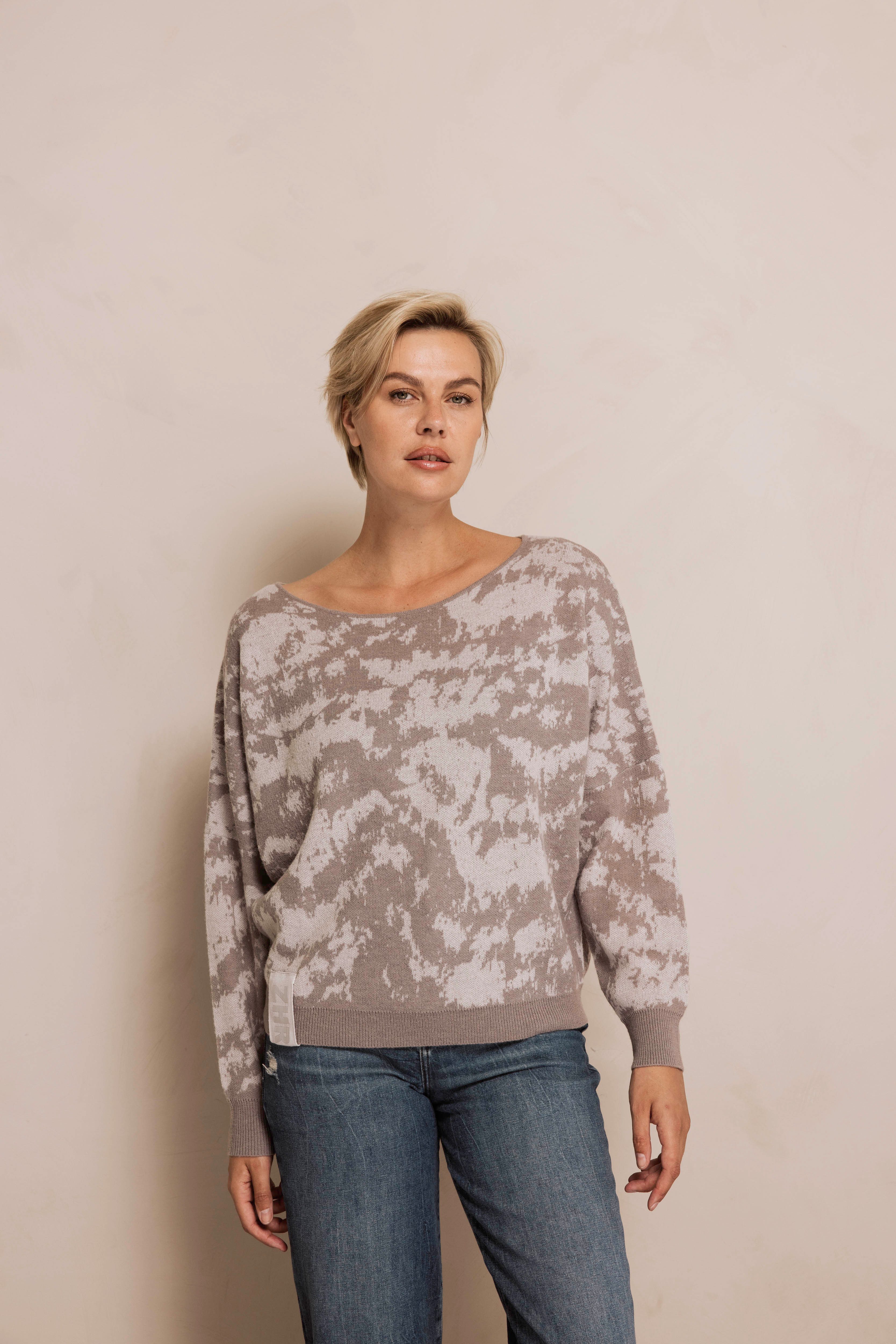 Zhrill Strickpullover ZHTALIA CAMO mit grafischem günstig online kaufen