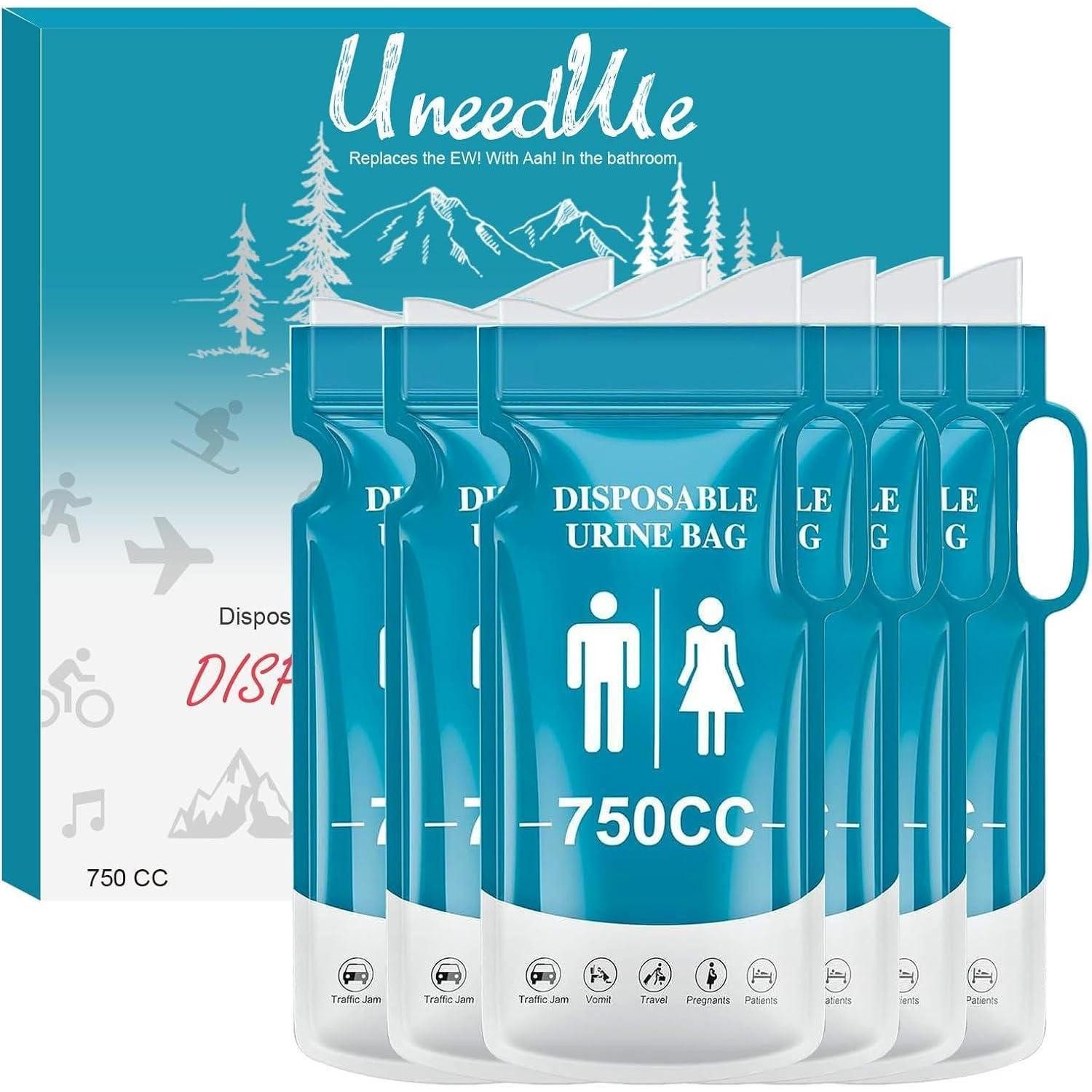 LuxusKollektion Campingtoilette Pinkelhilfe Frauen Silikon Trichter Urinal Camping Wandern blau