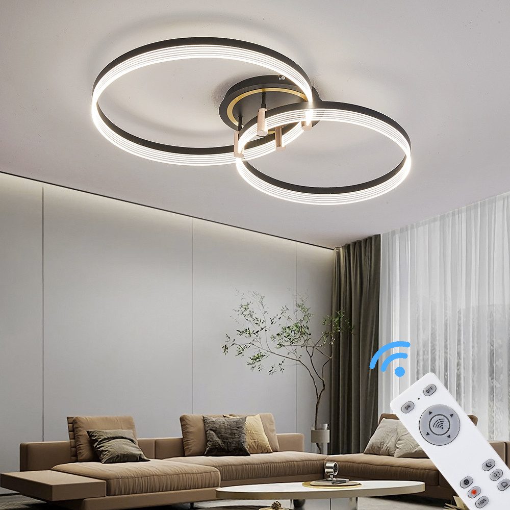Euroton LED Deckenleuchte LED Deckenleuchte Fernbedienung/Handy-App günstig online kaufen
