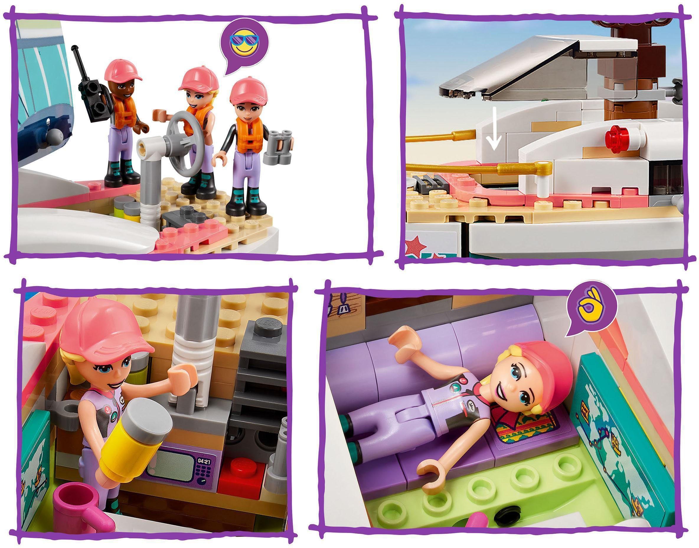 Europe LEGO® Segelabenteuer LEGO® Friends, (304 Stephanies (41716), in Konstruktionsspielsteine Made St),