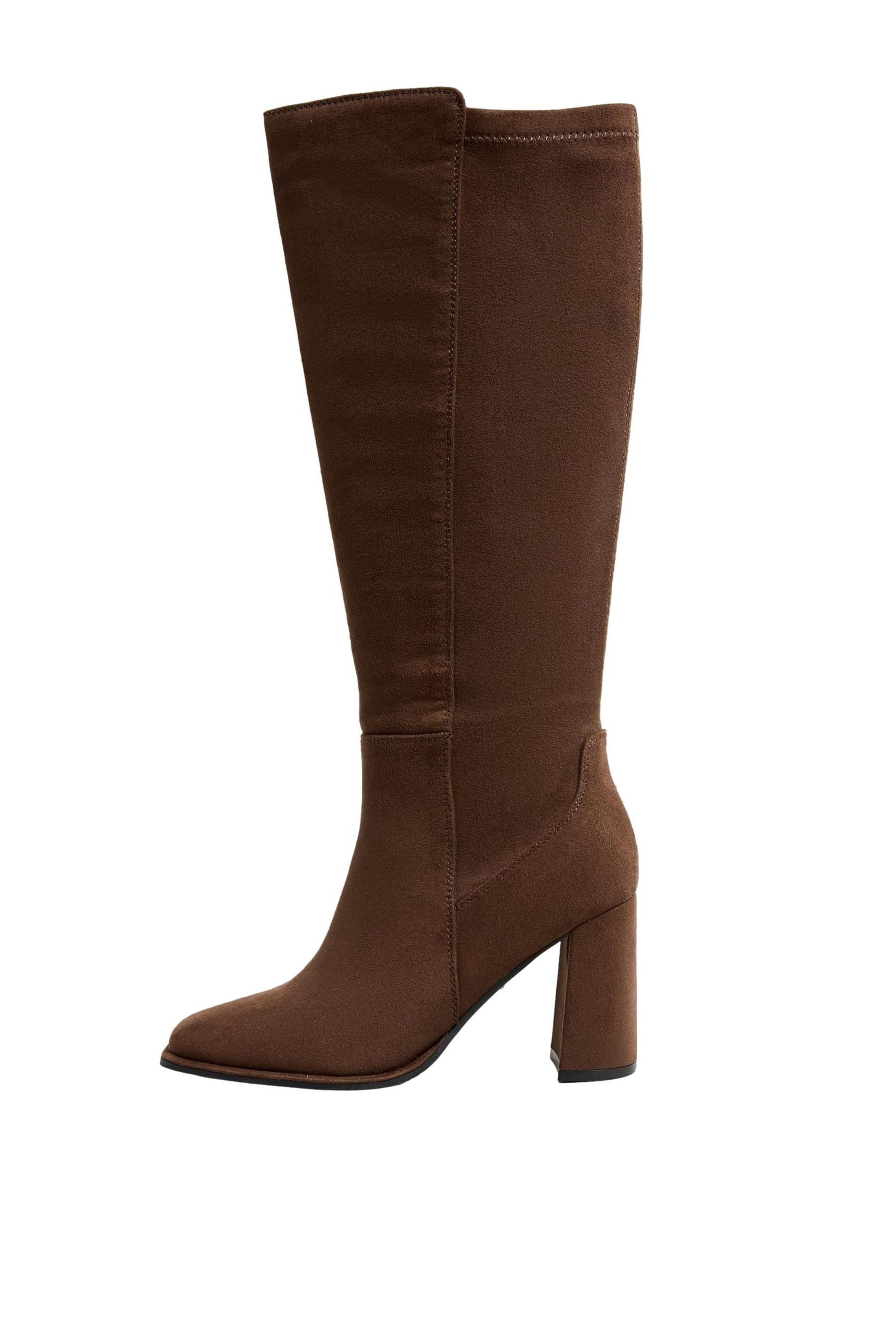 Lipsy lange Stiefel mit Blockabsatz Stiefel