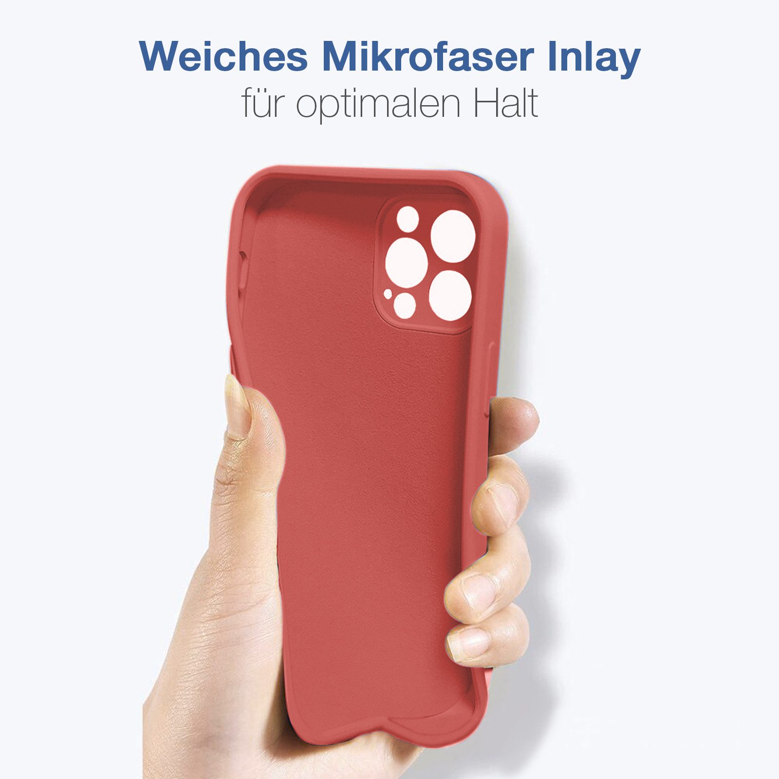 Tec-Expert Handyhülle SoftGrip Cover Hülle für Apple iPhone 15 Pro Max 6.7 Zoll, 6.7, Schutzhülle mit Soft Touch Oberfläche für Apple iPhone 15 Pro Max