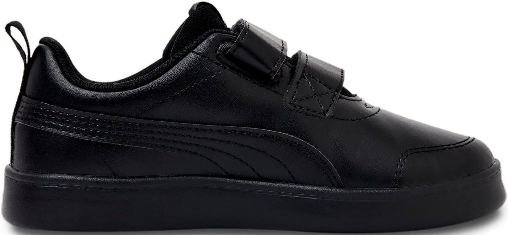 PUMA Courtflex v2 V PS für Klettverschluss schwarz Kinder Sneaker mit
