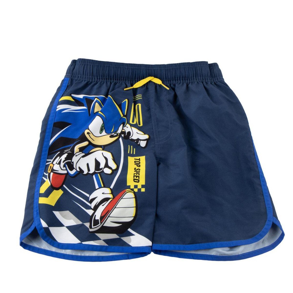 Sonic The Hedgehog Badeshorts Kinder Bermuda Shorts Polyester Freizeit Sport Sommer (Packung)