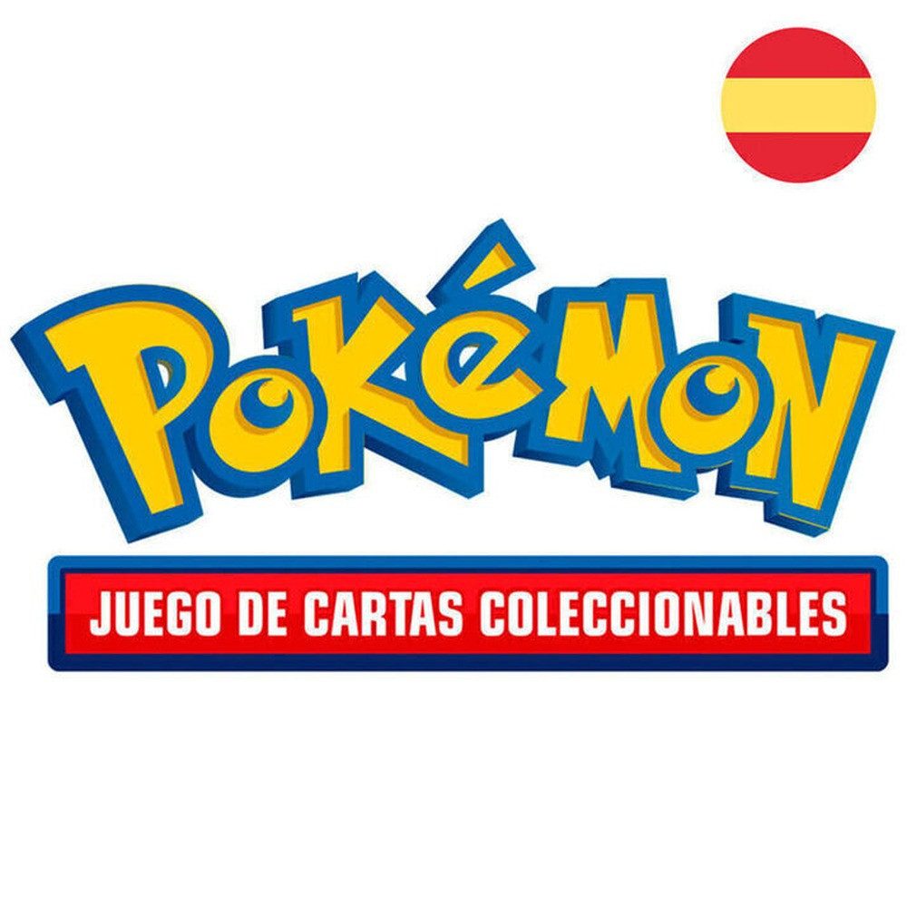 POKÉMON Sammelkarte Spanische Pokemon Megaevolution Elite Trainer Kartenspielhülle