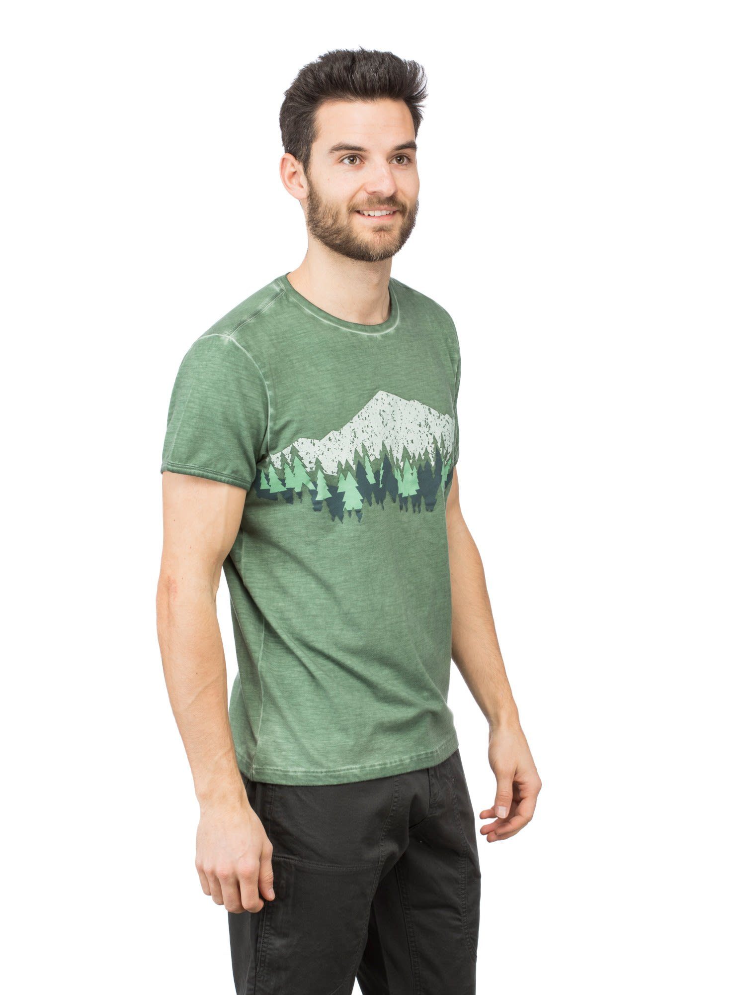 Mountains T-shirt M Chillaz T-Shirt Woods Chillaz Herren And