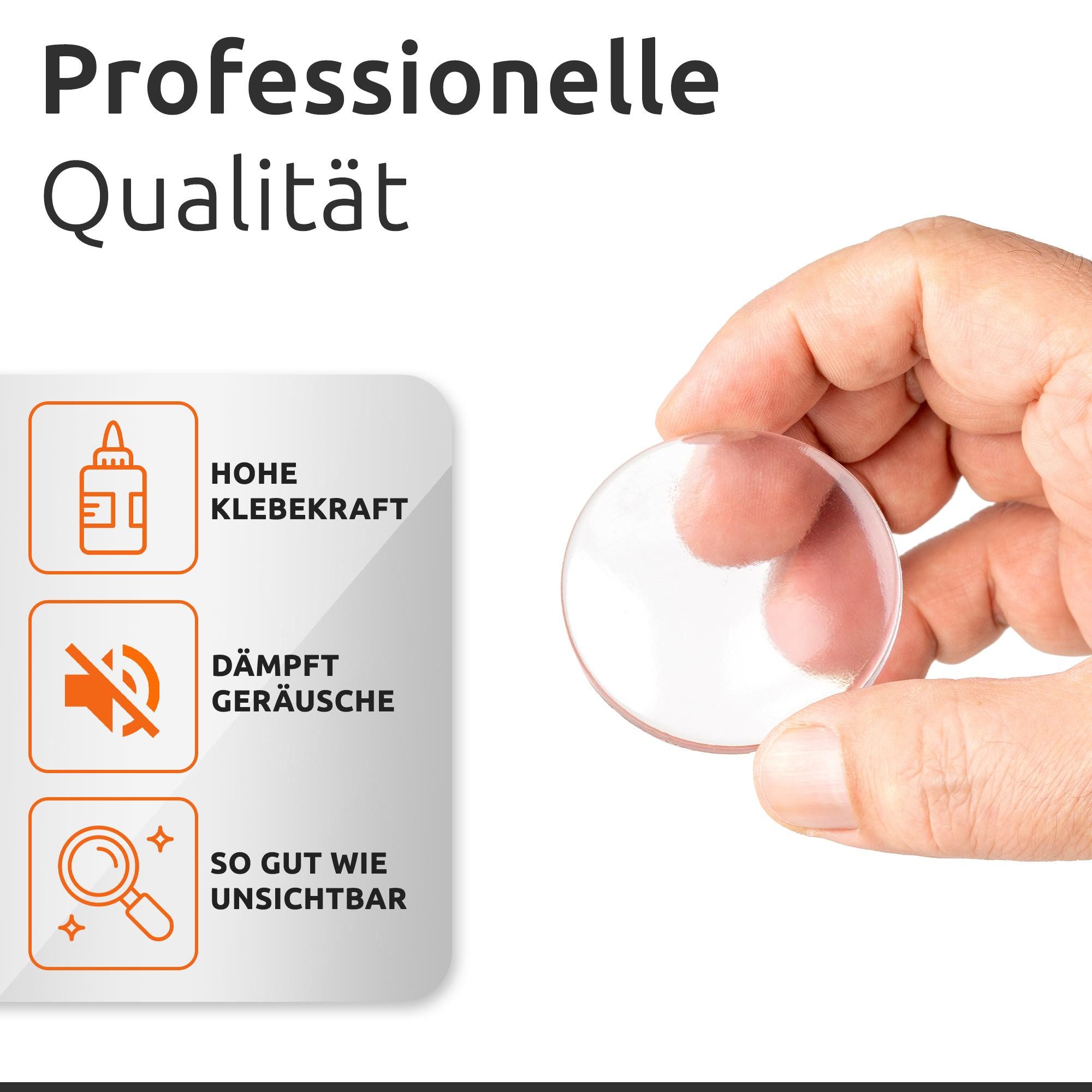 ECENCE Wandtürstopper 6x Türpuffer Türstopper selbstklebend 50mm (6 St) günstig online kaufen