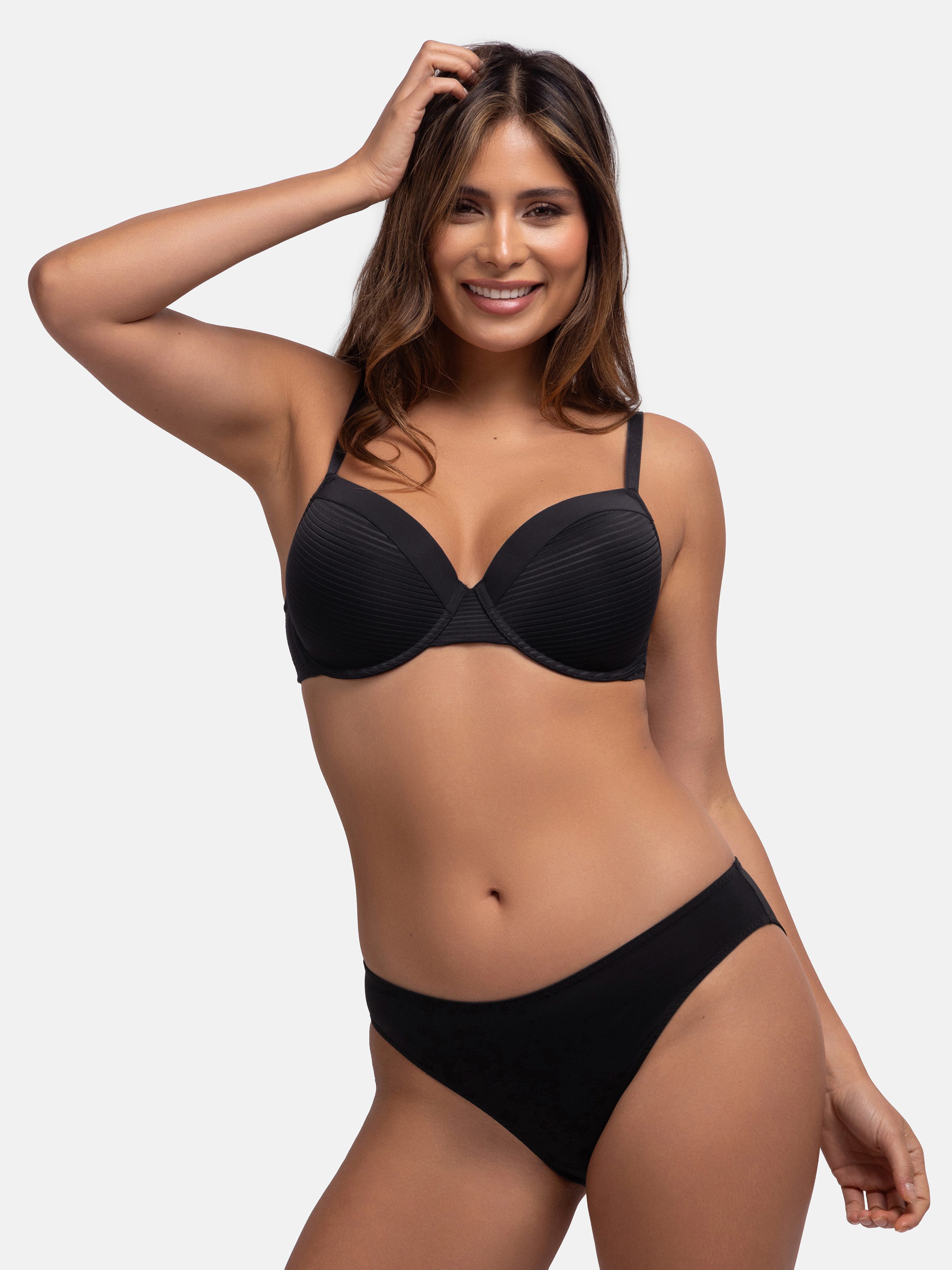 Dorina Bügel-BH Louise (2er Pack) weicher Stoff, verstellbare Träger, elastisch – Bild 2 von 5