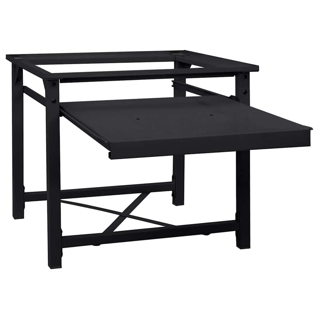 vidaXL Waschmaschinenumbauschrank Waschmaschinen-Podest Schwarz 60 x 56 x 5 günstig online kaufen