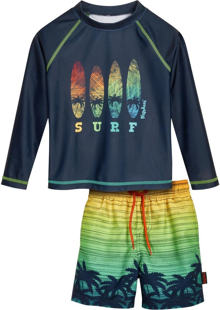 Badeshorts Uv-Schutz Bade-Set Surf 1/1 Arm