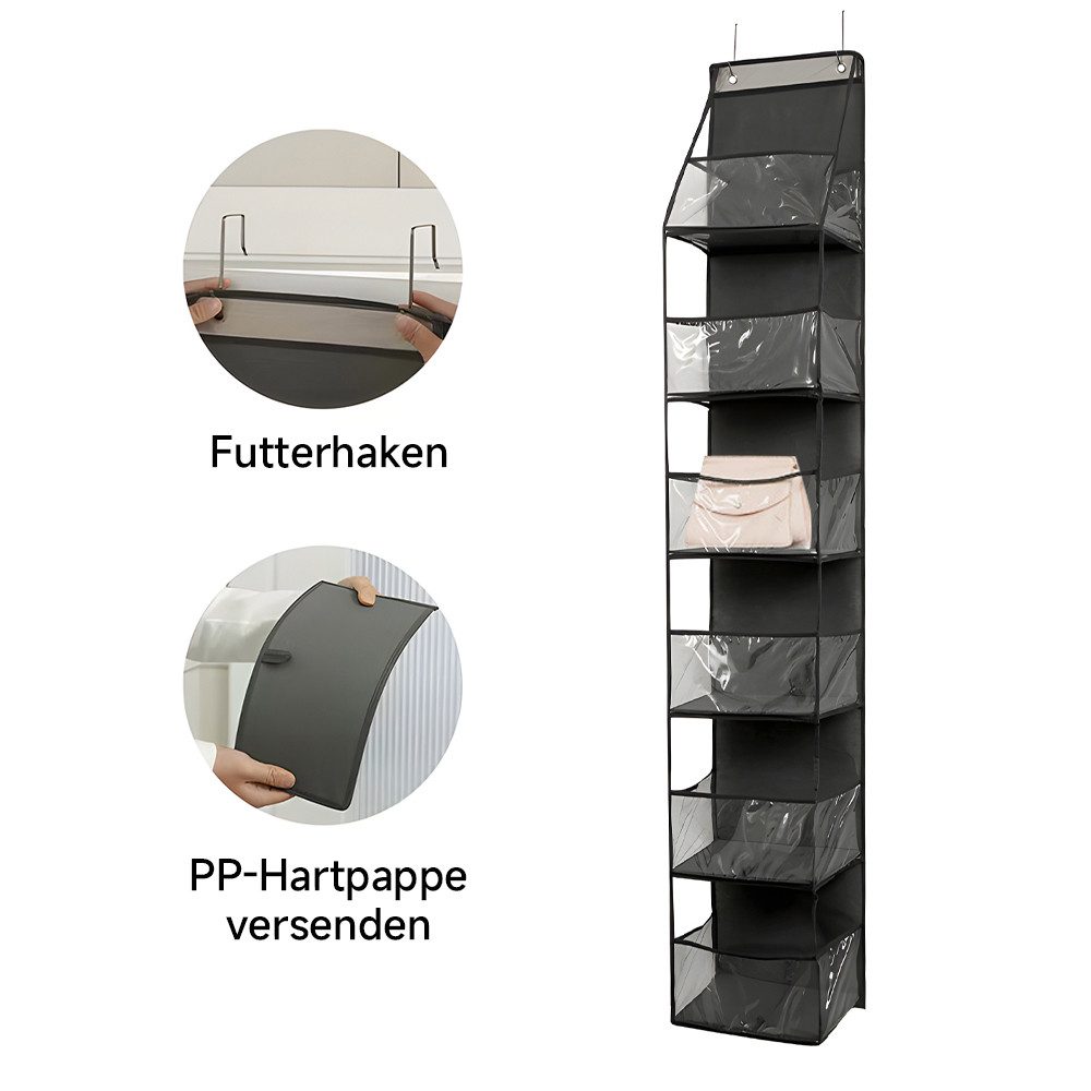 PODOFO Hängeregal Handtaschen Organizer Hängend, 6-Taschen Oxford Stoff Hän günstig online kaufen