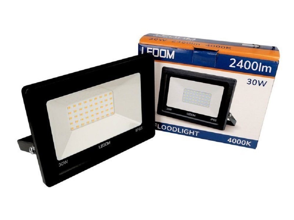 LED Flutlichtstrahler Scheinwerfer Strahler 30W 2400lm Fluter Neutralweiß Wasserdicht